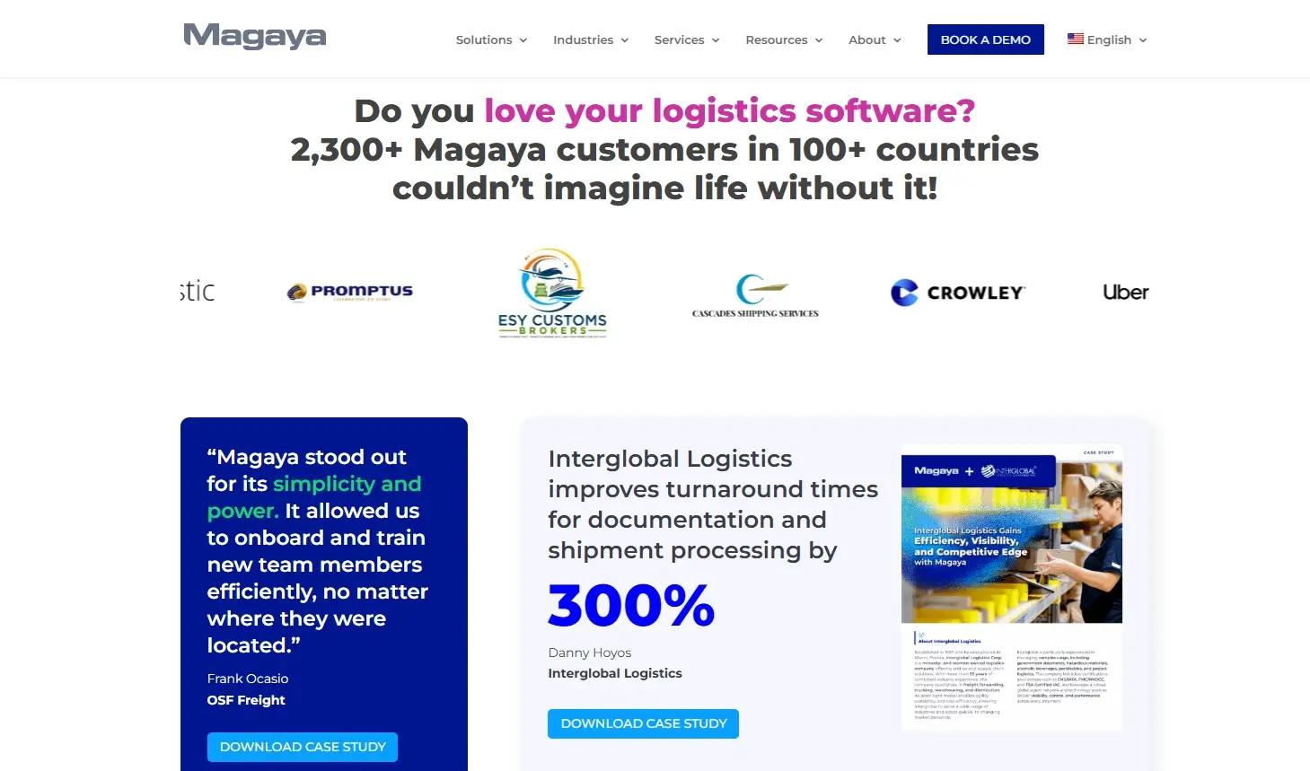Magaya screenshot
