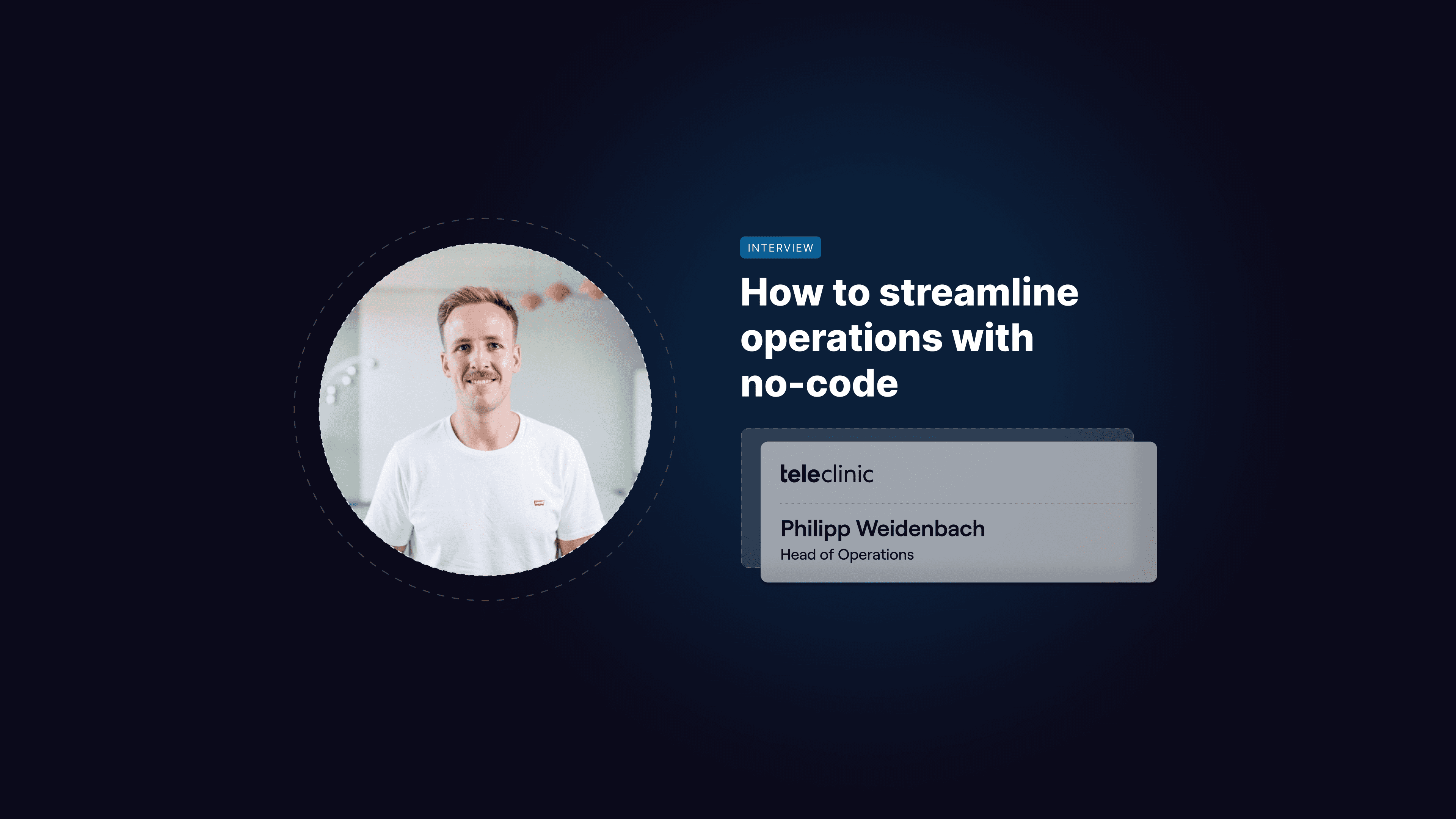 Streamlining Operations with No-Code - Philipp Weidenbach