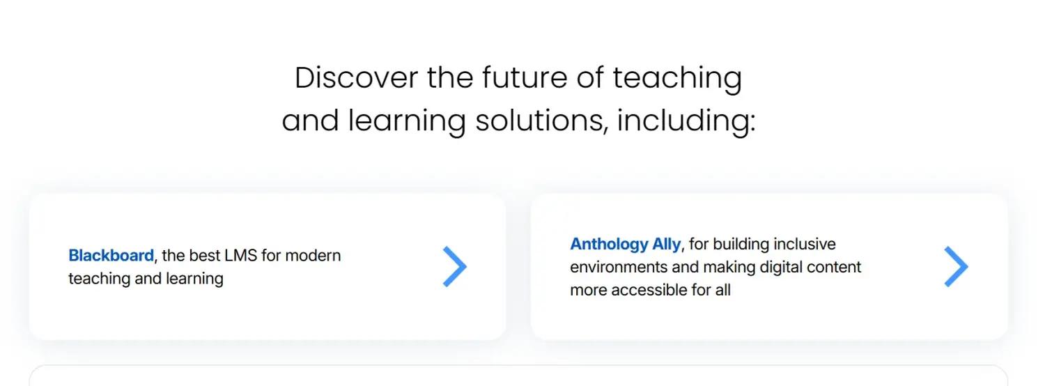 Blackboard screenshot