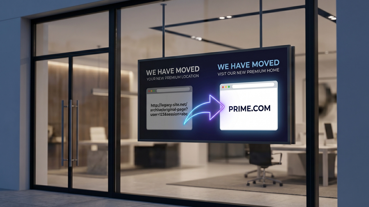 Upgrading to a premium domain is a defining moment for your brand. Ensure a seamless transition that protects your SEO and keeps your customers connected.