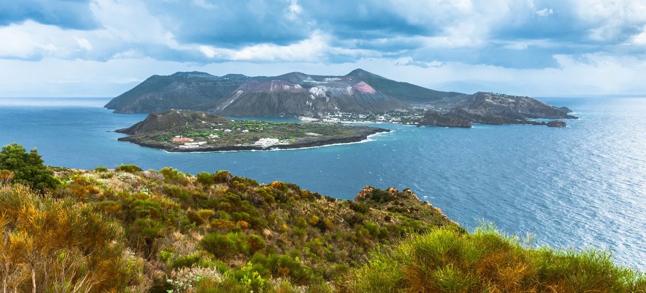 Storm Clouds over Vulcano Island
