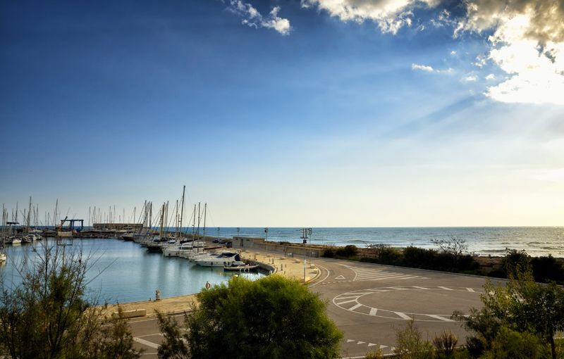 Marina di Ragusa Harbour, located in the most southern part of Italy.