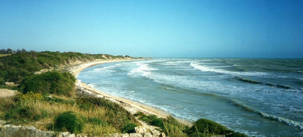 Marina di Ragusa beach landscape, Sicily