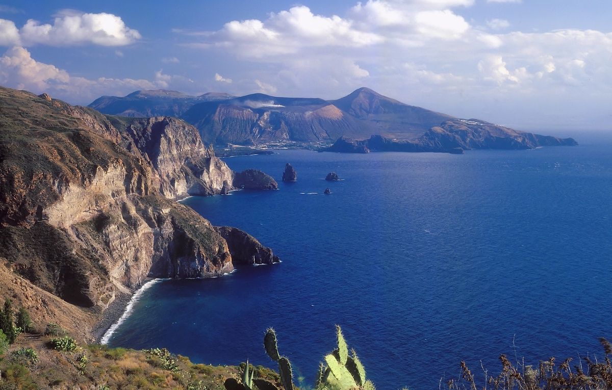 Vulcano Island from Lipari