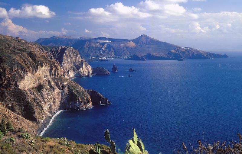Vulcano Island from Lipari