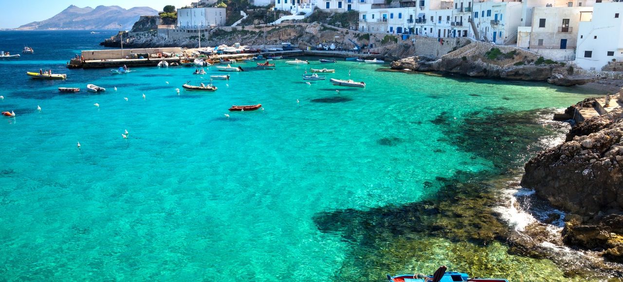 Levanzo Island Trapani Sicily Italy