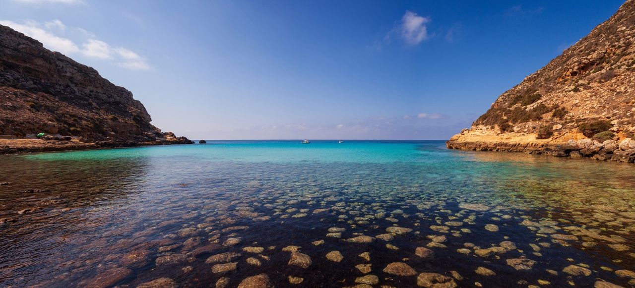 View of Cala Pulcino Sea