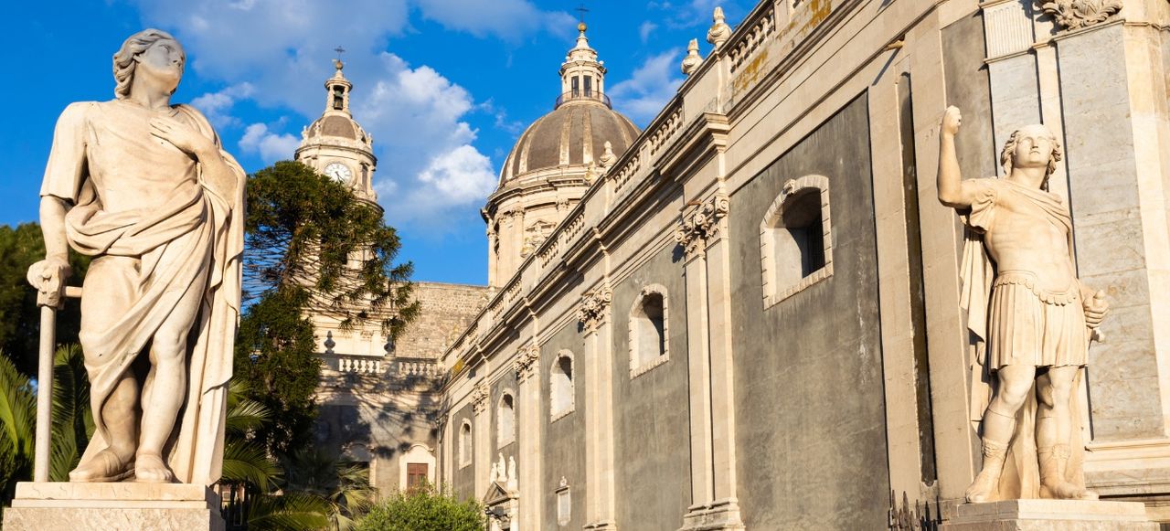 Catania Cathedral in Catania City Centre, Sicily