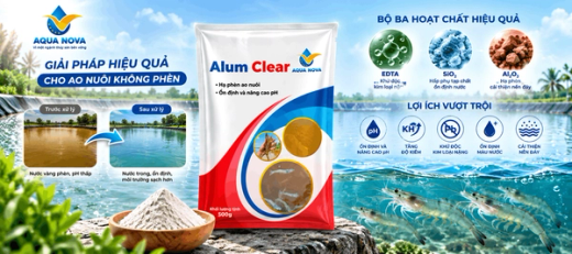 Bao bì sản phẩm Alum Clear của Aqua Nova