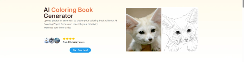 image of AI Coloring Book