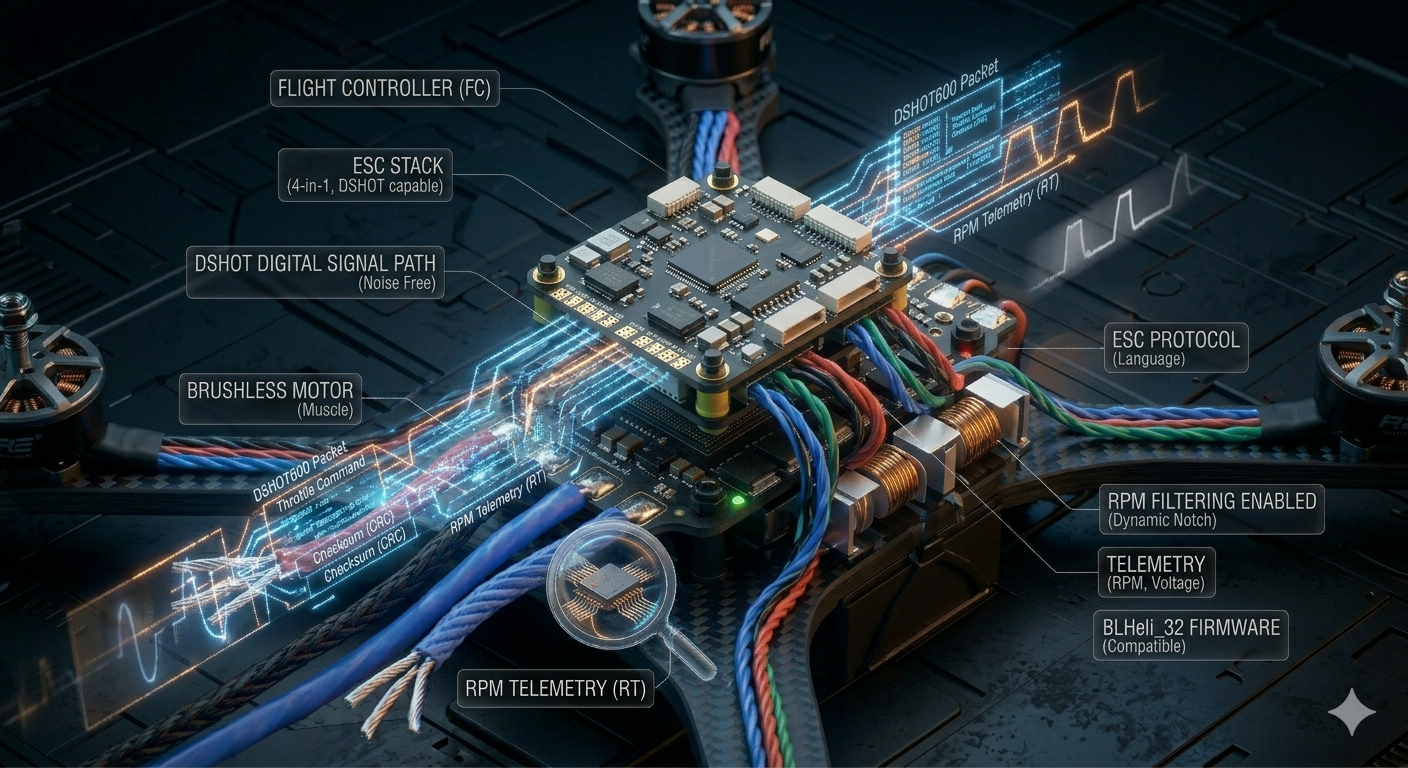 ESC Protocols Explained: PWM, DSHOT, and What to Choose