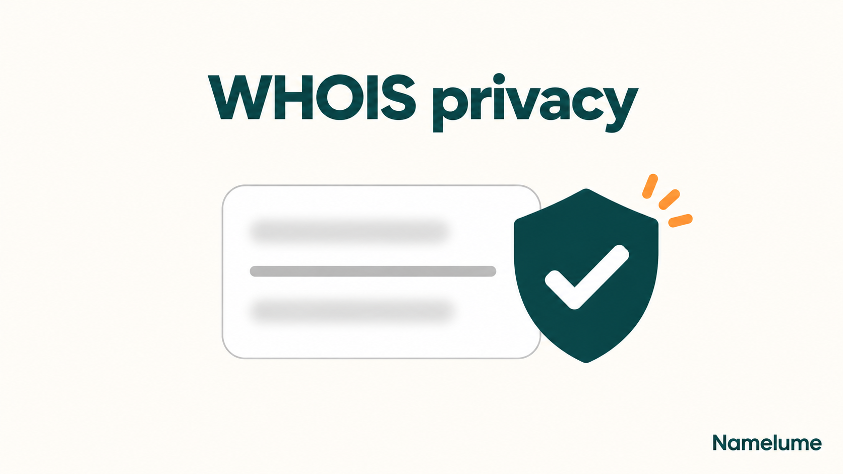 whois privacy