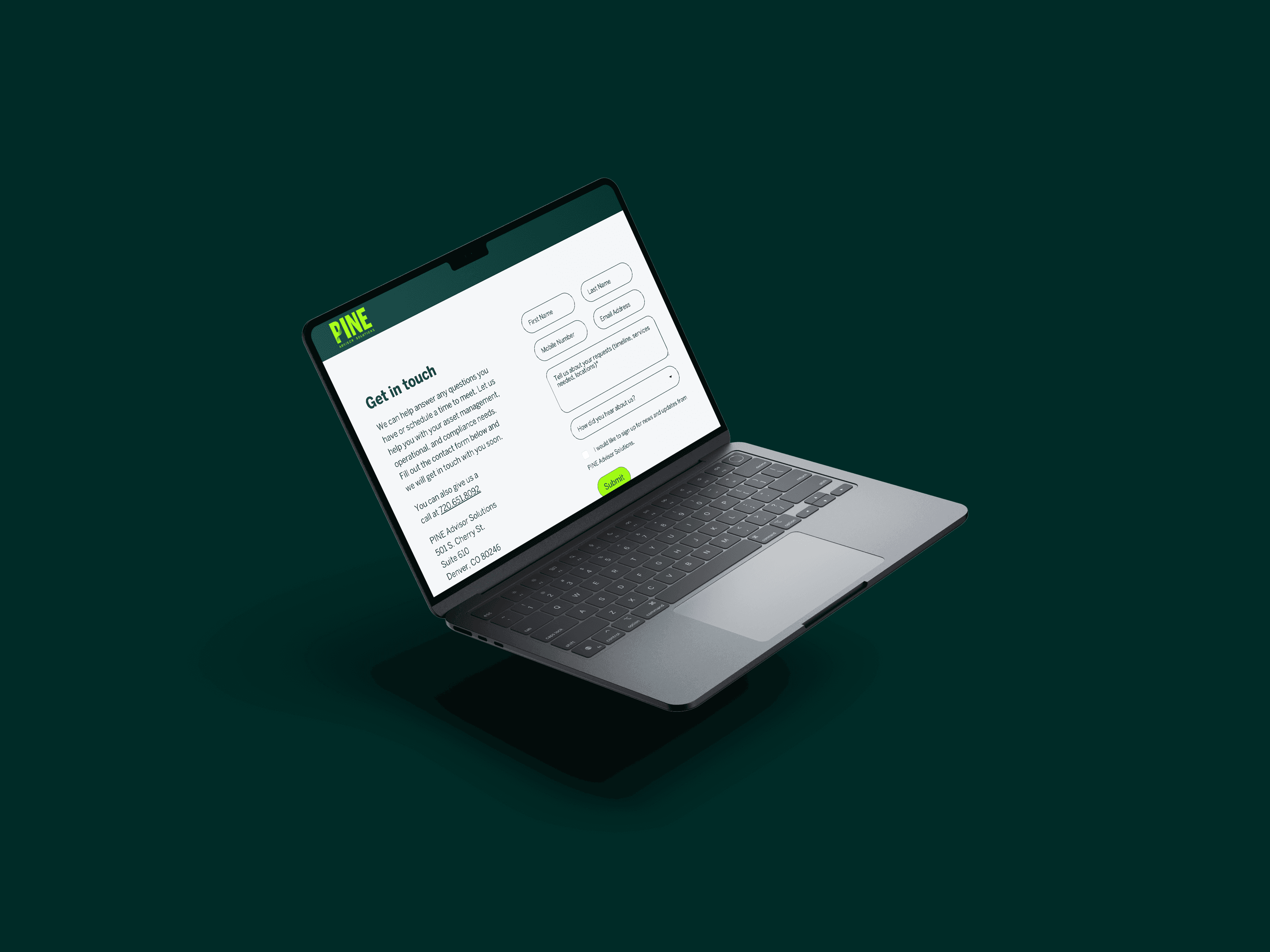 Pine Advisor Solutions — 3