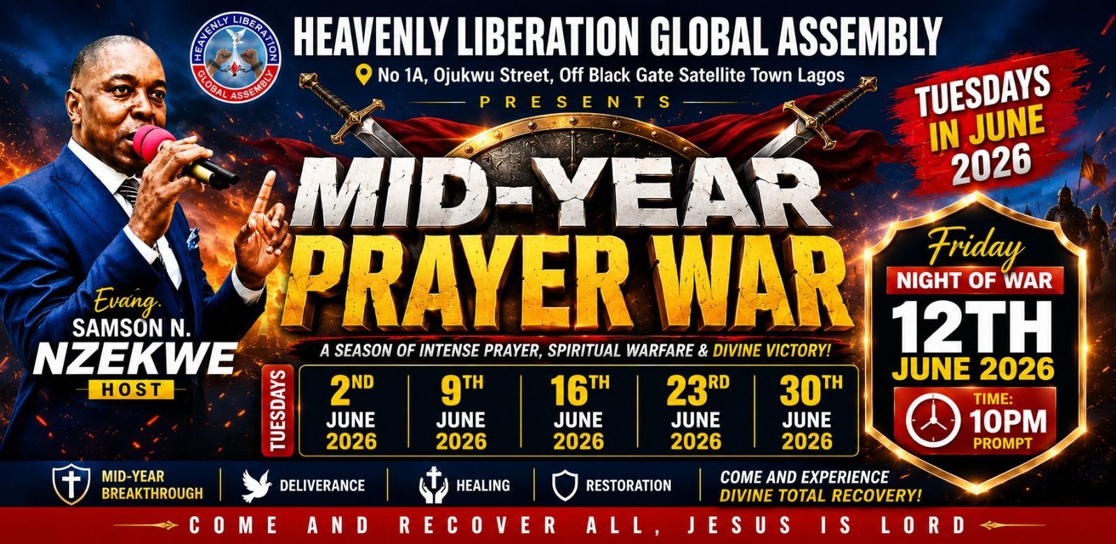 MID YEAR PRAYER WAR, 2026