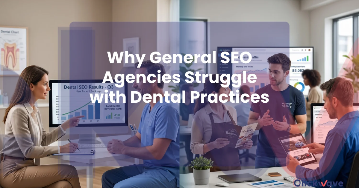 Dental SEO vs General SEO Agency: Why Using a Generalist Is Costing You Patients