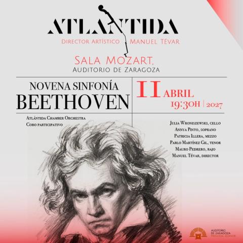 Cartel: Novena Sinfonía de Beethoven