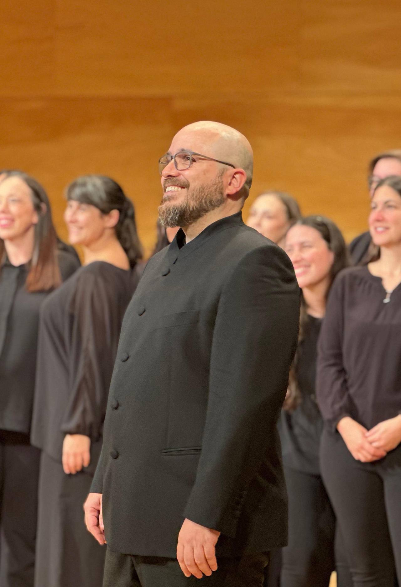 Retrato de Víctor Jiménez, director artístico del Hamster Vocal Ensemble desde 2010