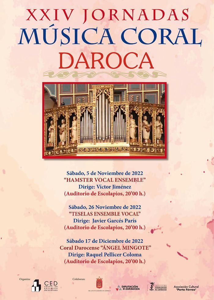Cartel: XXIV Jornadas de Música Coral de Daroca