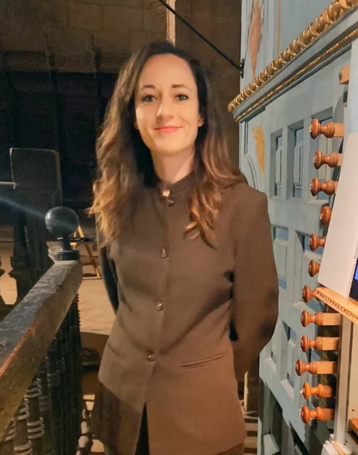 Retrato de Ana Mínguez Abad, pianista del Hamster Vocal Ensemble