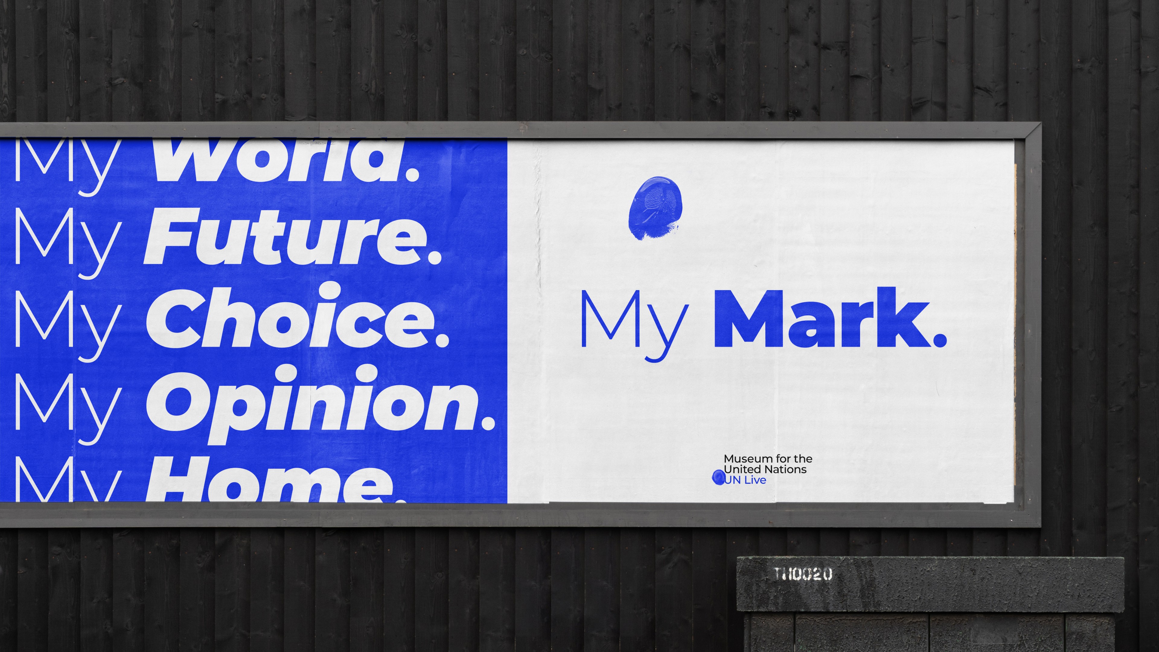 An image of The United Nations as a key visual OOH