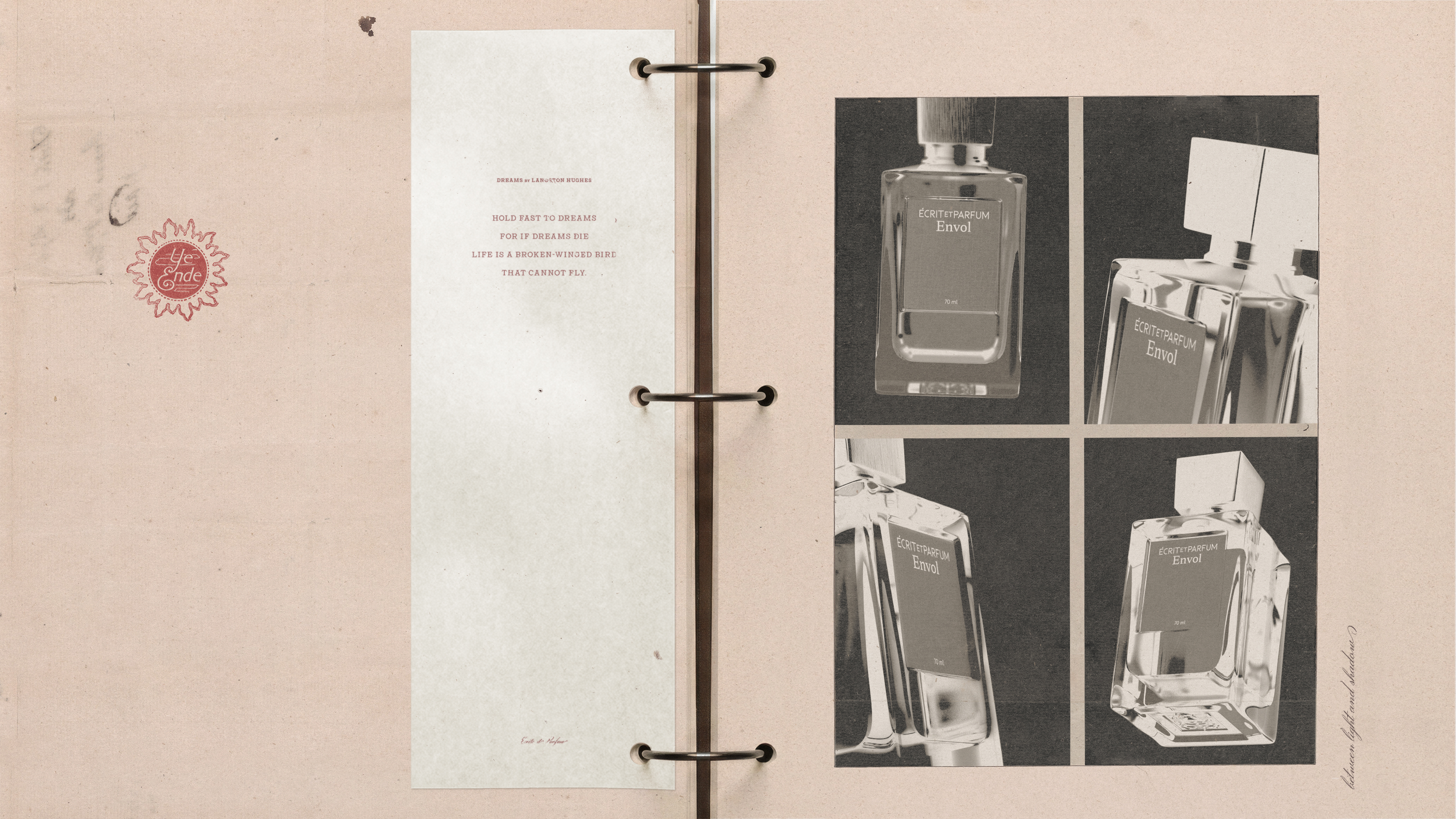Écrit et Parfum campaign art direction and design creative