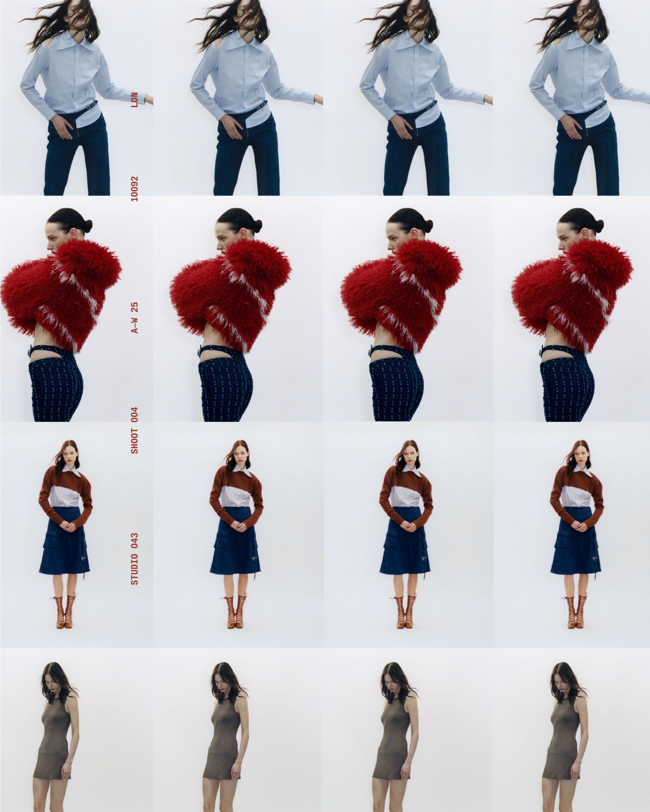 An image of Jake womenswear fashion brand photography collage