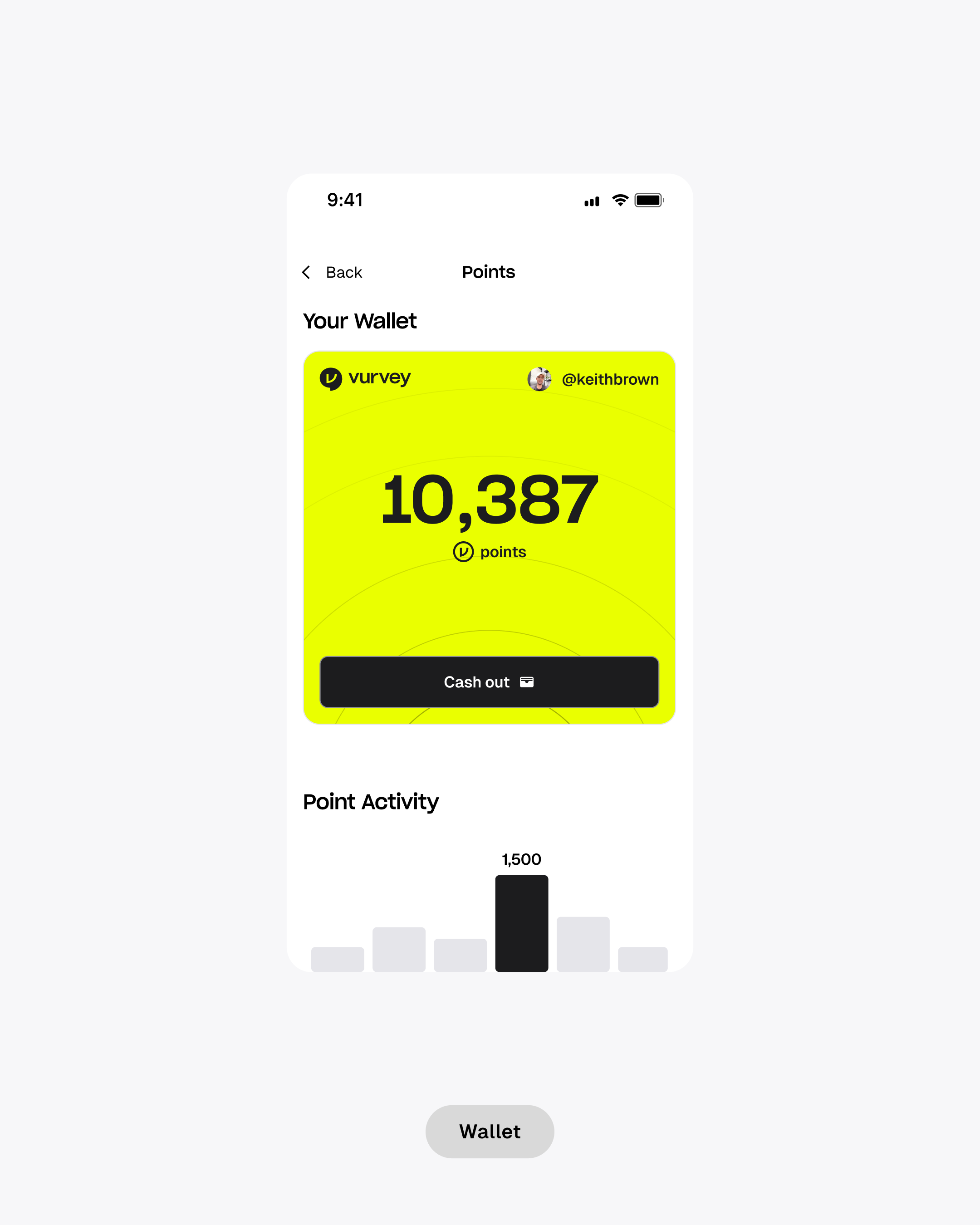 An image of Vurvey product UI and UX