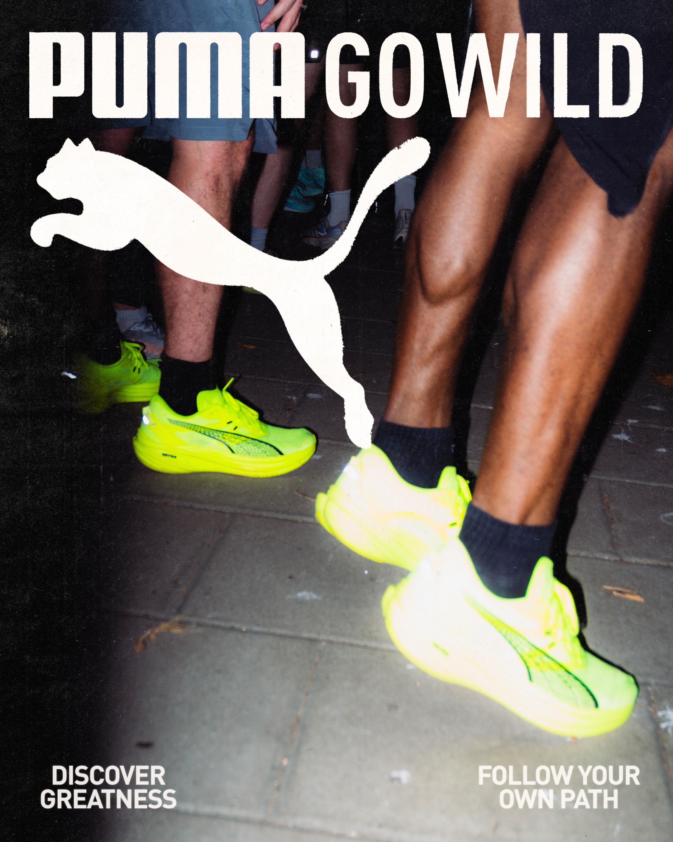 An image of Puma Go Wild photography with the logo as a key visual