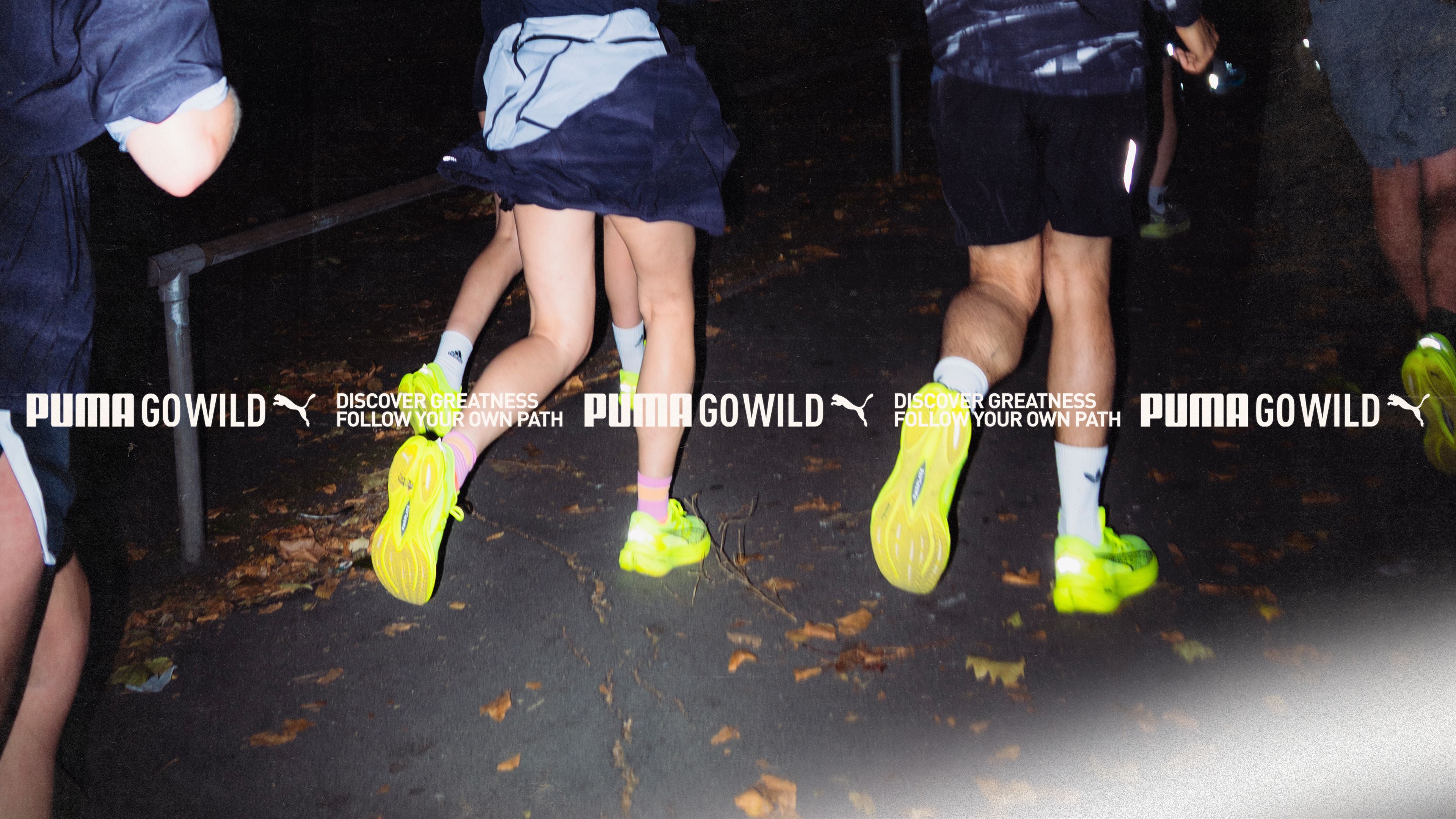 An image of Puma Go Wild photography with the logo as a key visual 