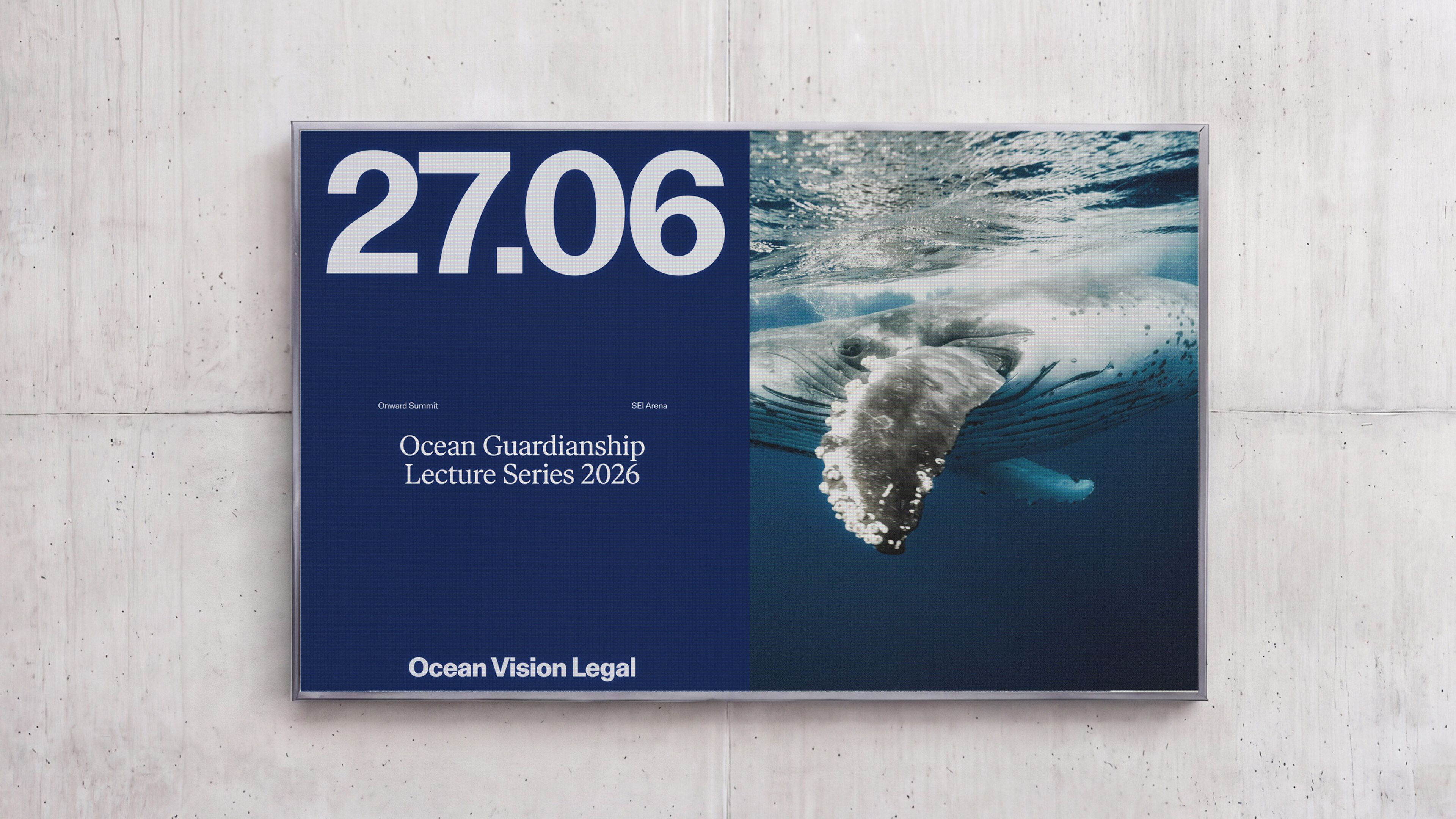 Ocean Vision Legal visual identity and branding project creative agency 