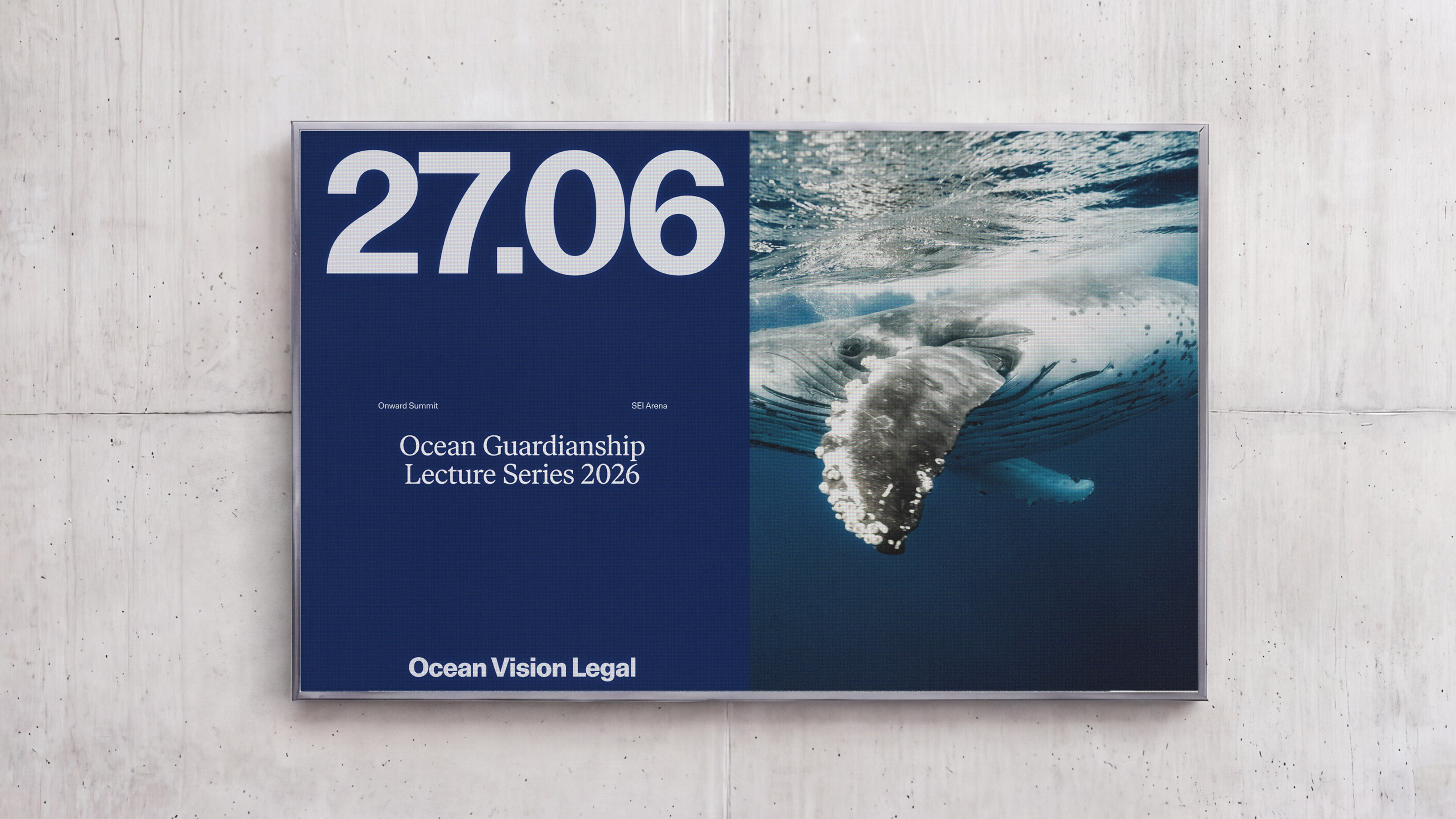 Ocean Vision Legal visual identity and branding project creative agency