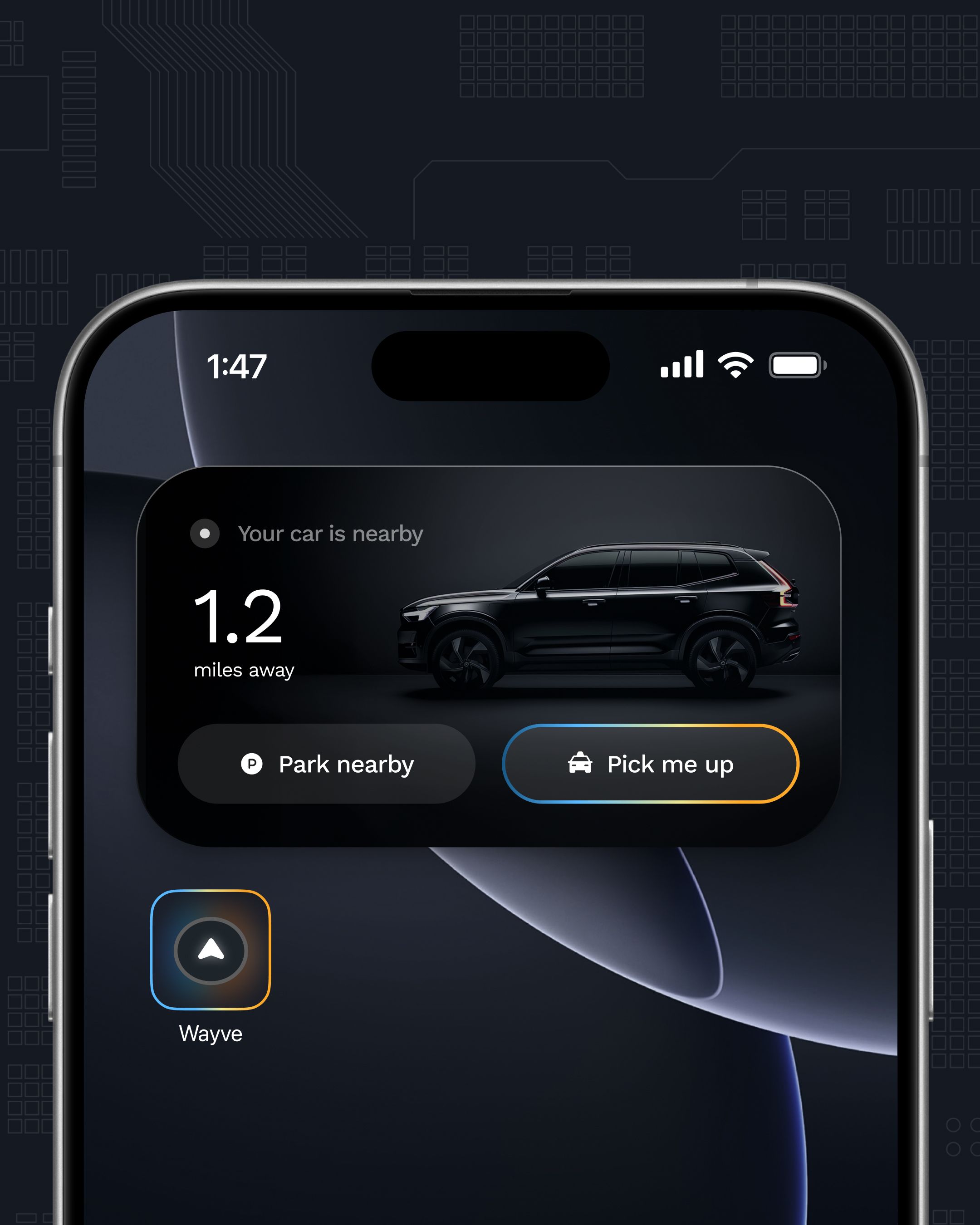 An image of Wayve AI interface design UI and UX