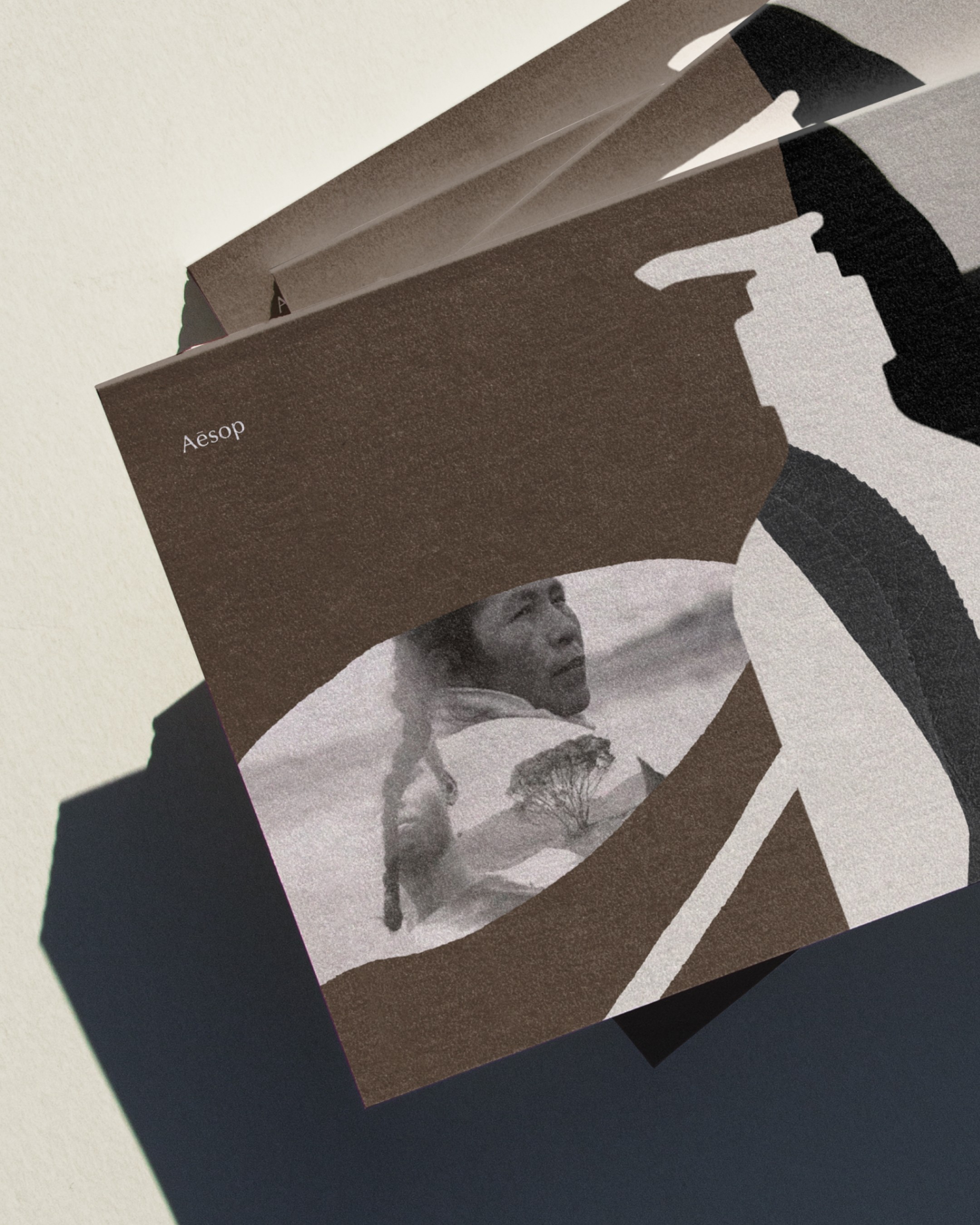 An image of Aesop Impact Report design system and art direction