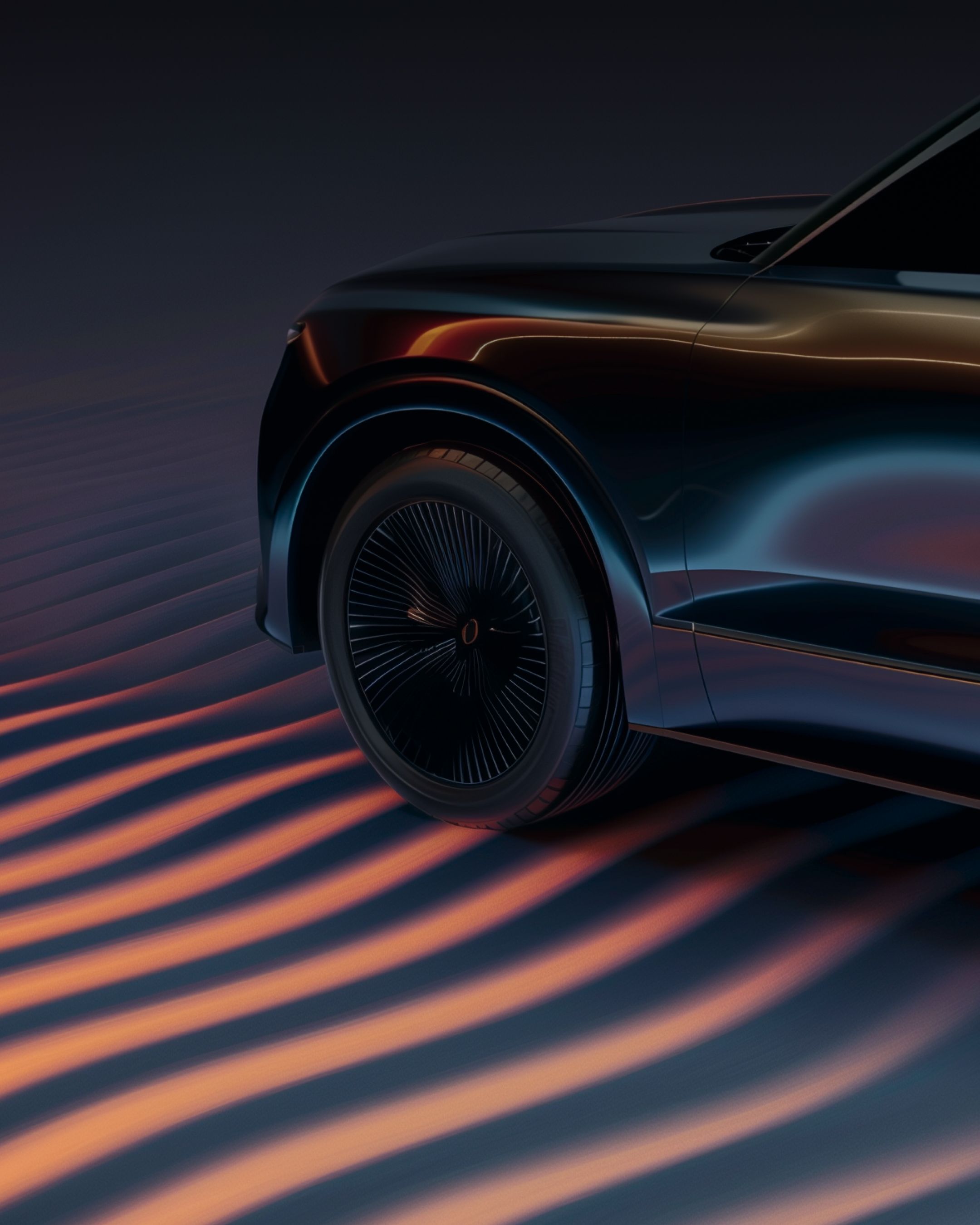 An image of Wayve AI car interface design UI and UX