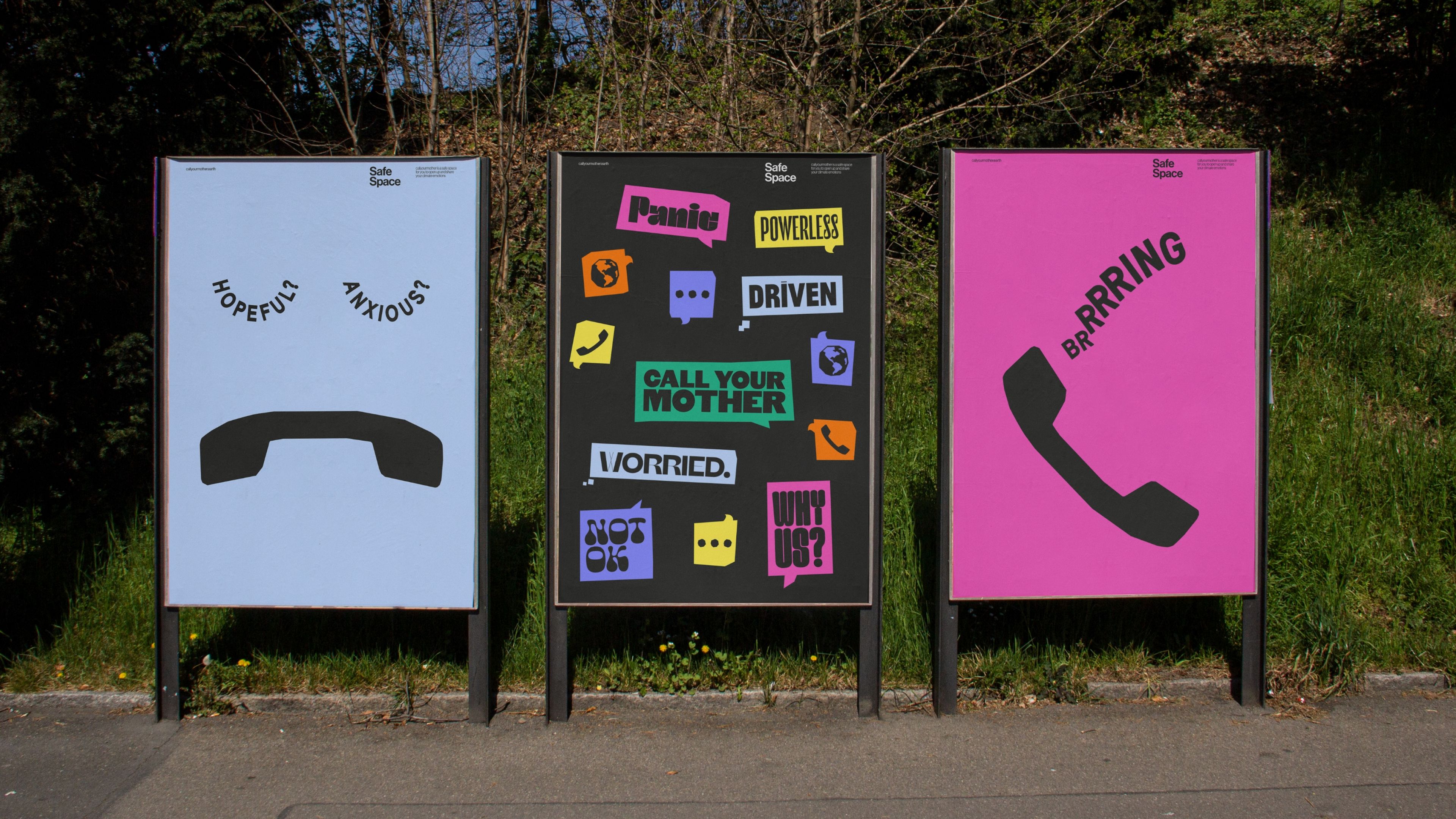 An image of Call Your Mother at COP26 in OOH posters