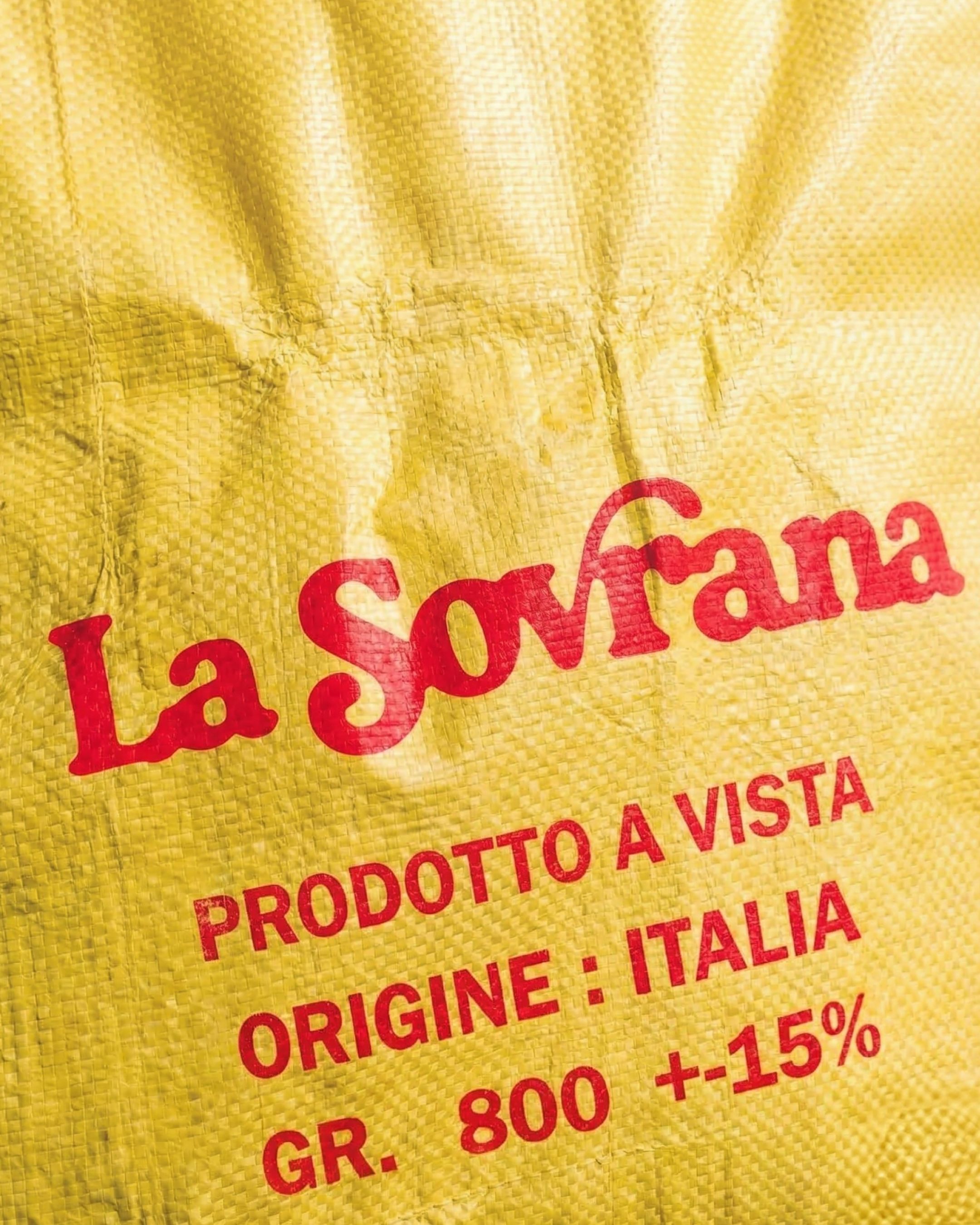 An image of La Sovrana brand and visual identity