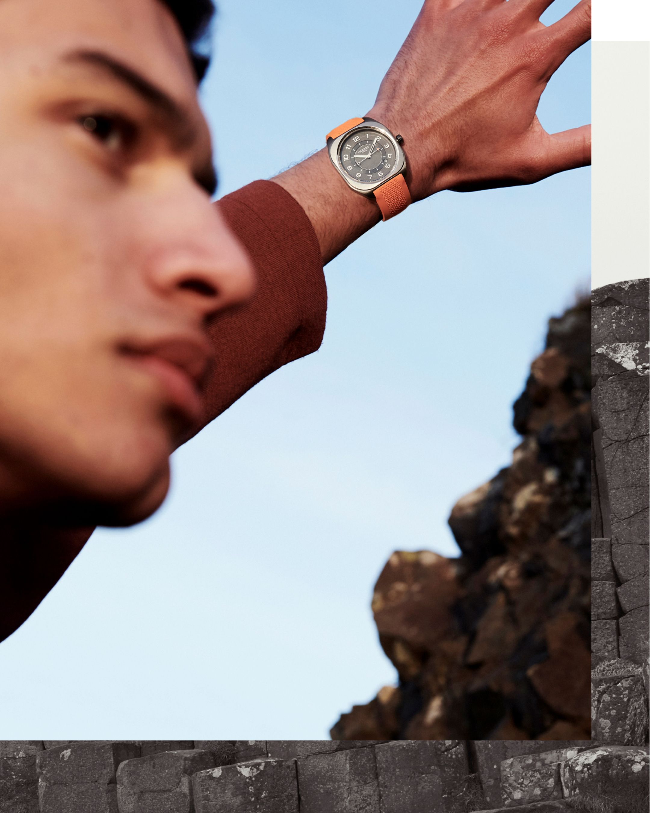 An image of Hermès H08 watch campaign