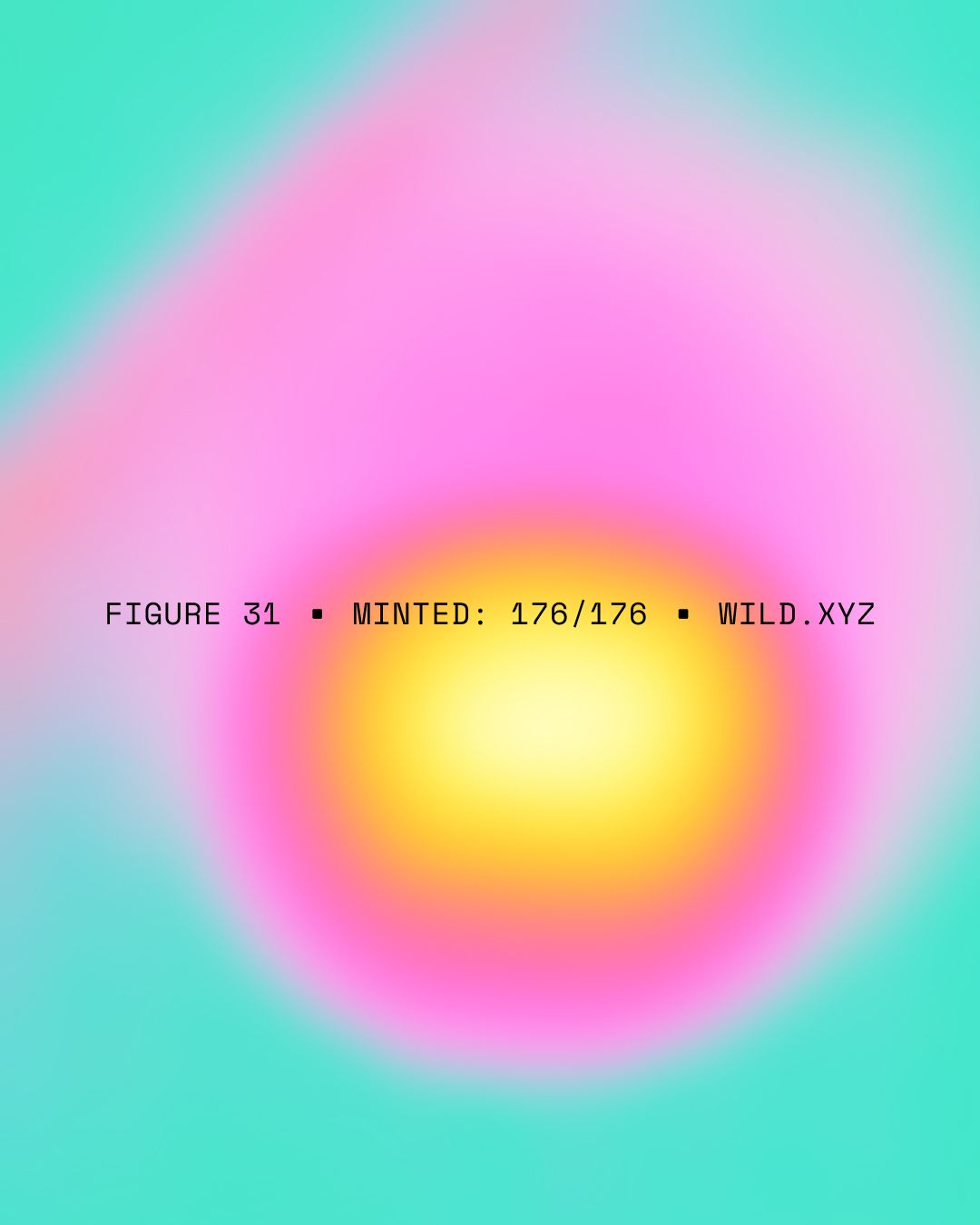 An image of Wild minted NFT piece of art key visual