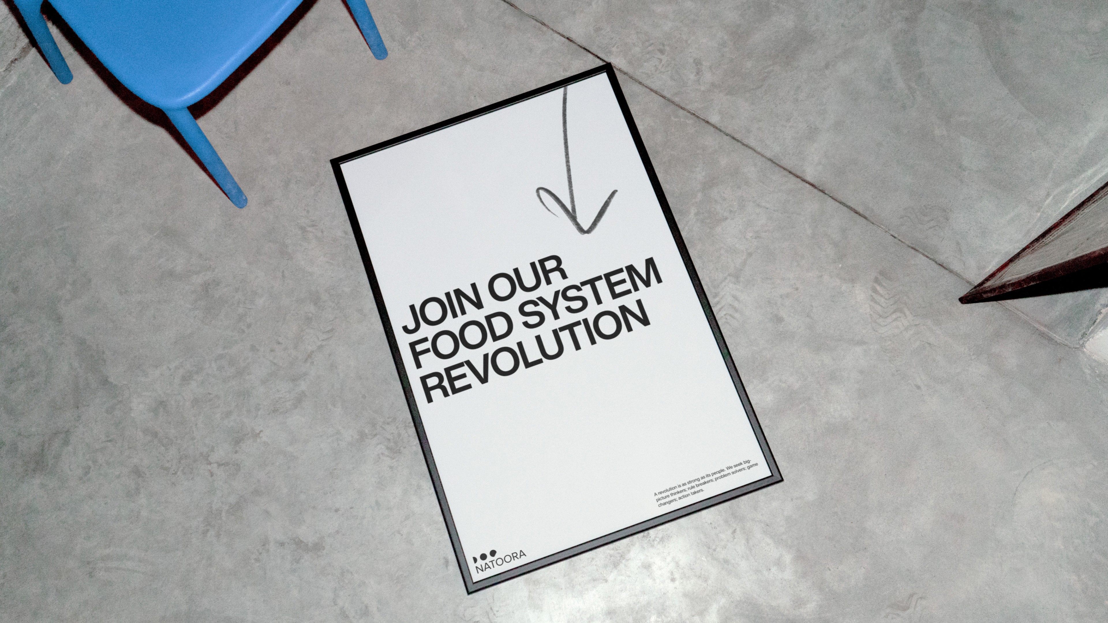 An image of Natoora brand identity and ToV in a key visual