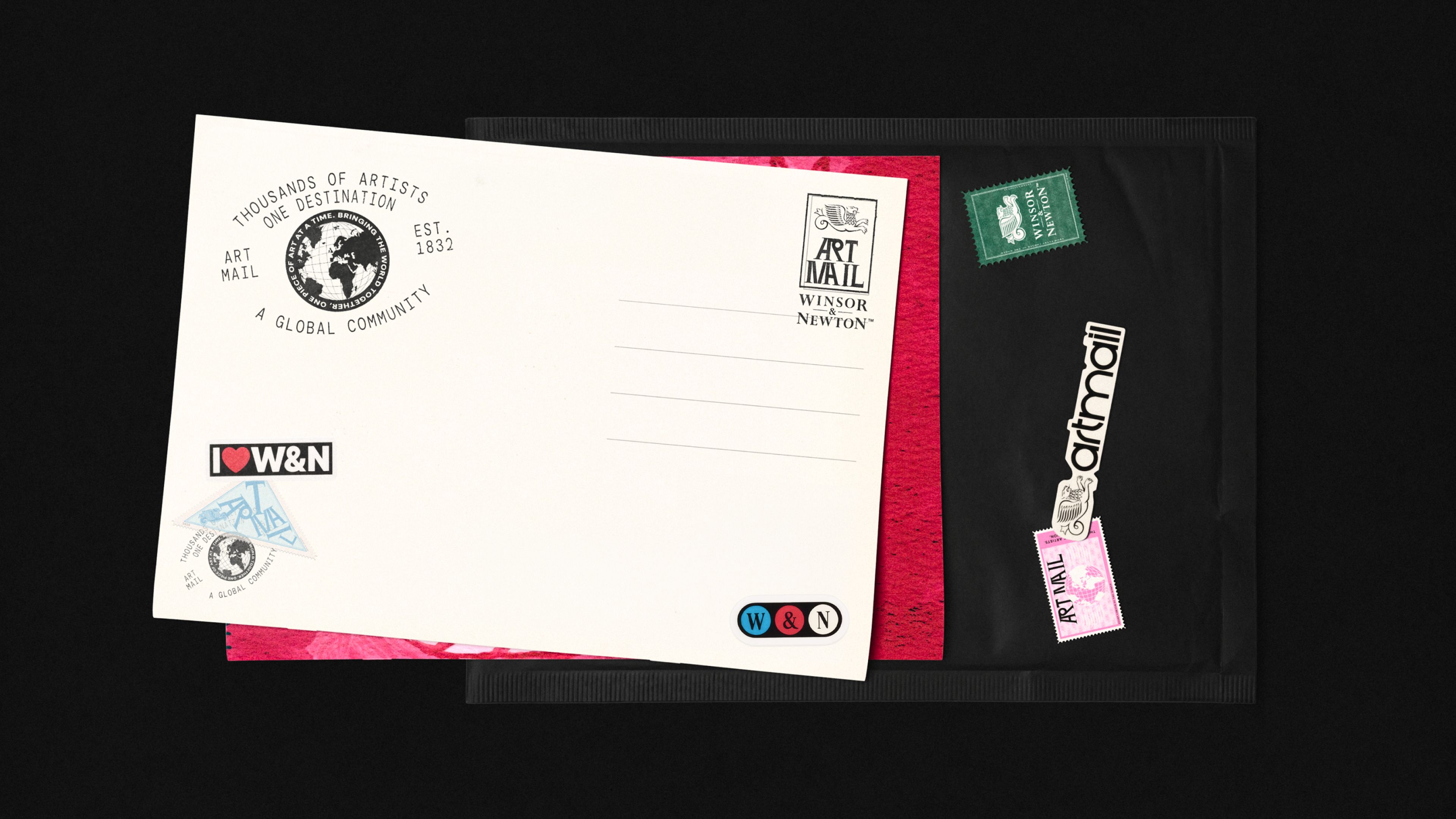 Windsor & Newton interactive digital experience Art Mail