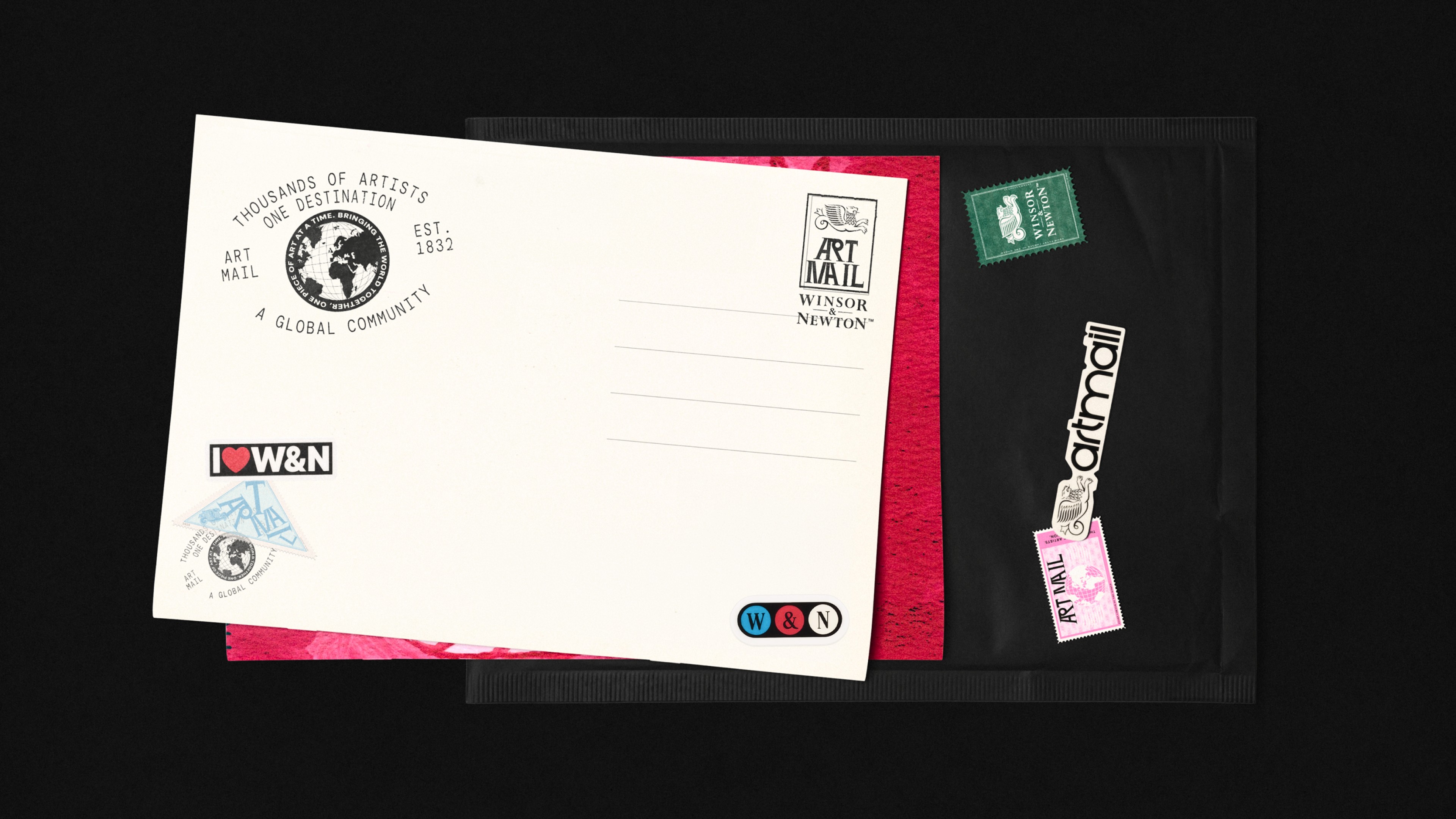 Windsor & Newton interactive digital experience Art Mail