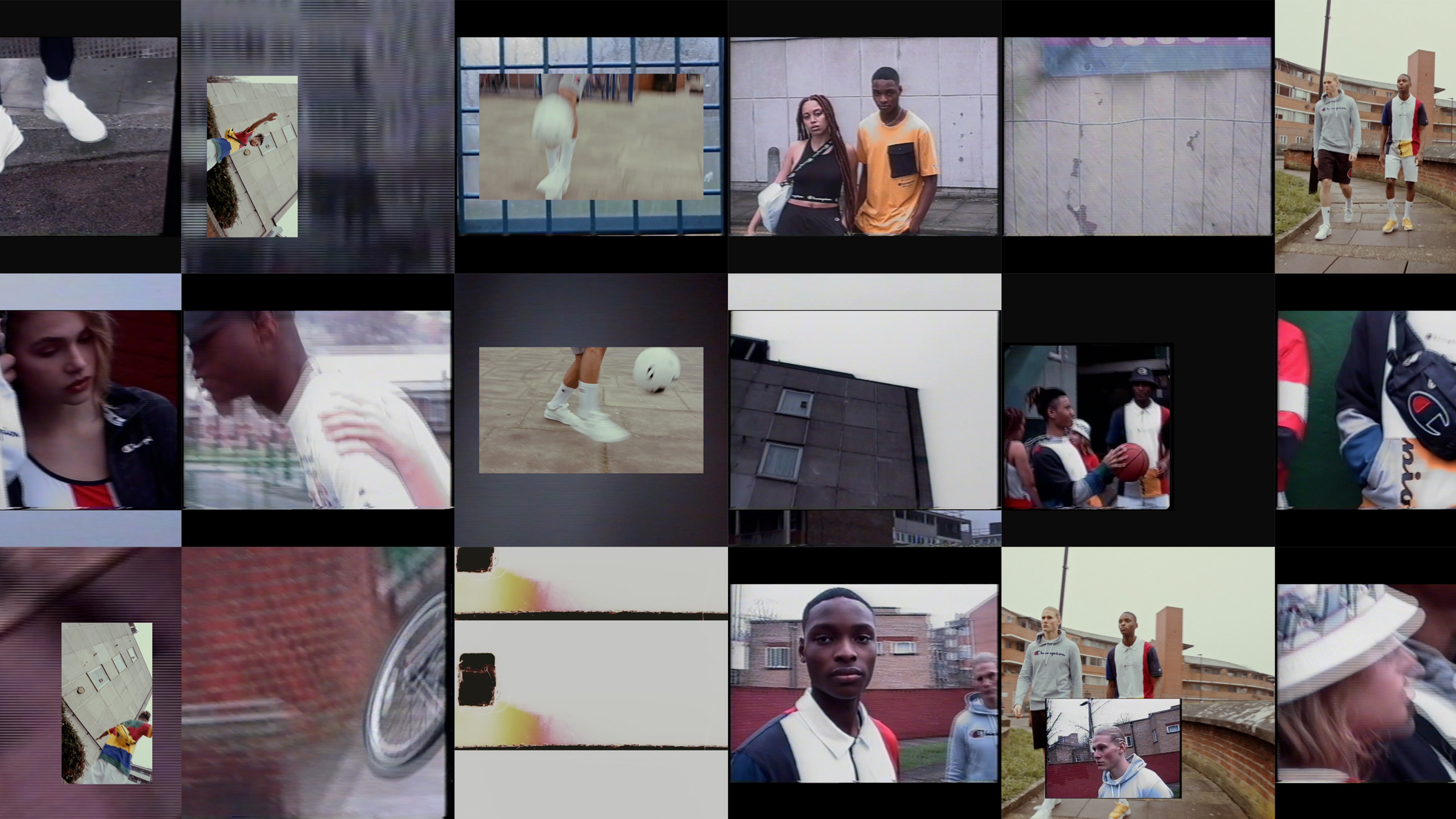 An image of Champion We Champion campaign showing film photography marketing social content