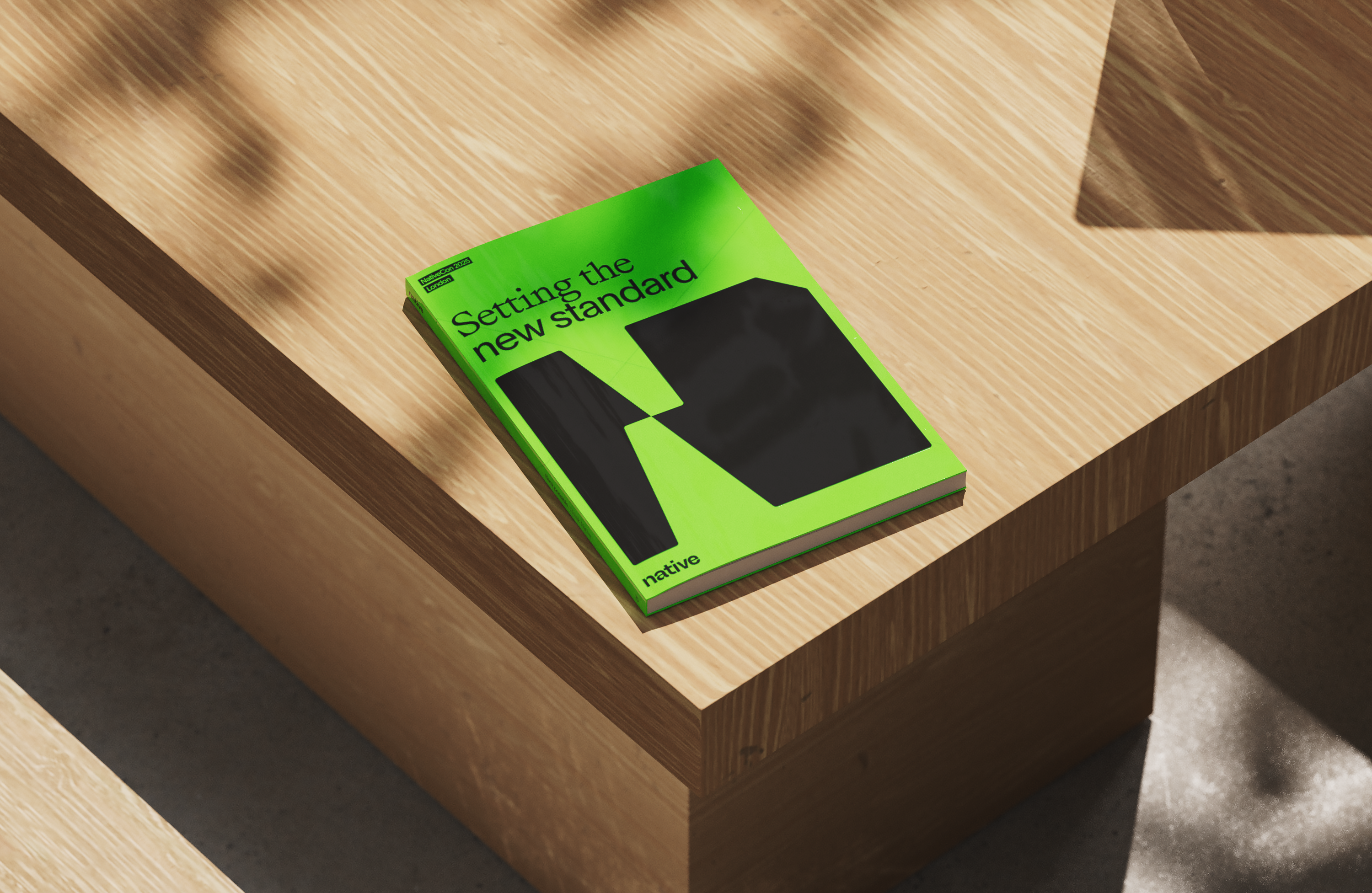 An image of Native brand as a book for marketing and advertising