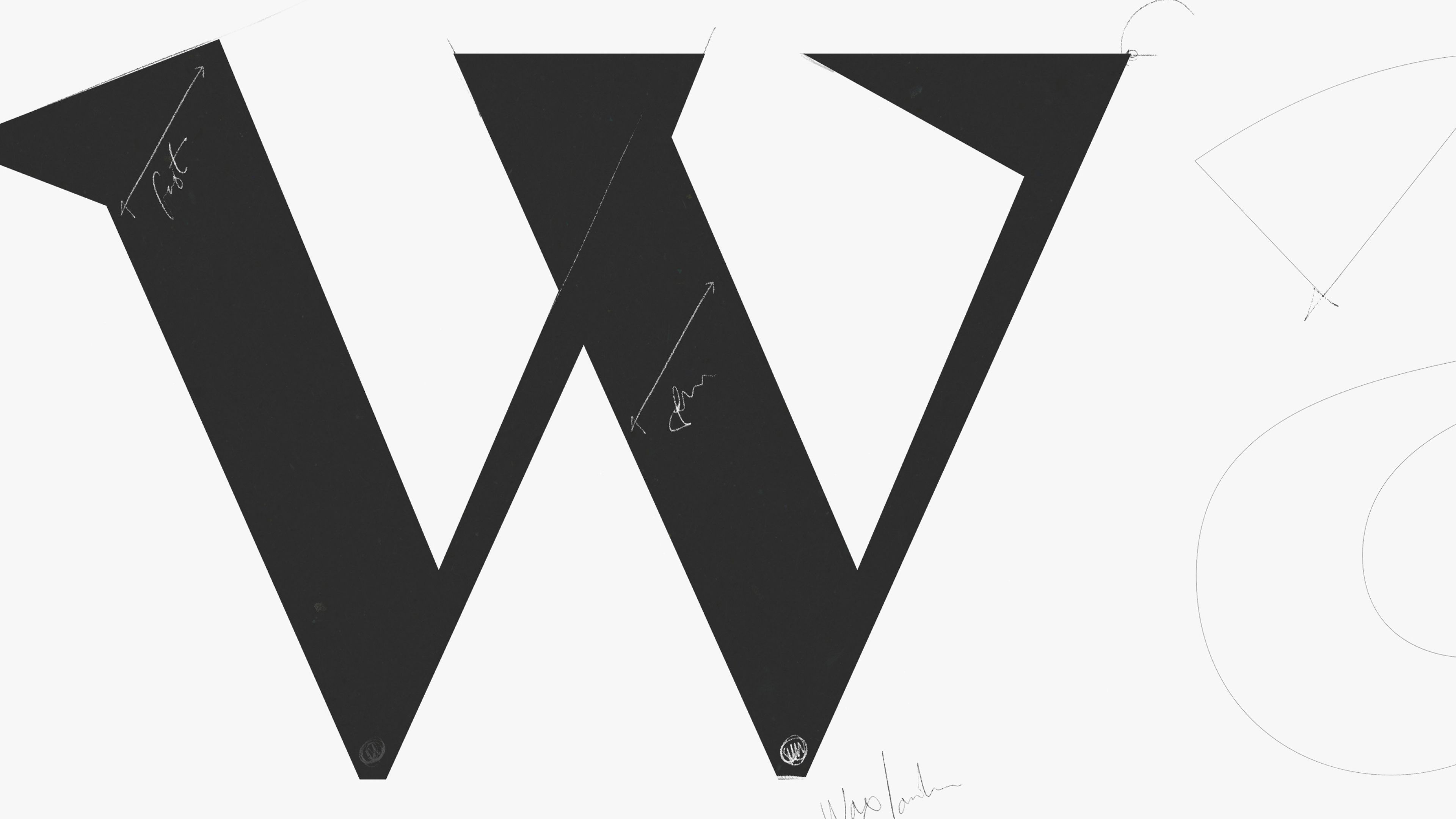An image of Wax London logo construction