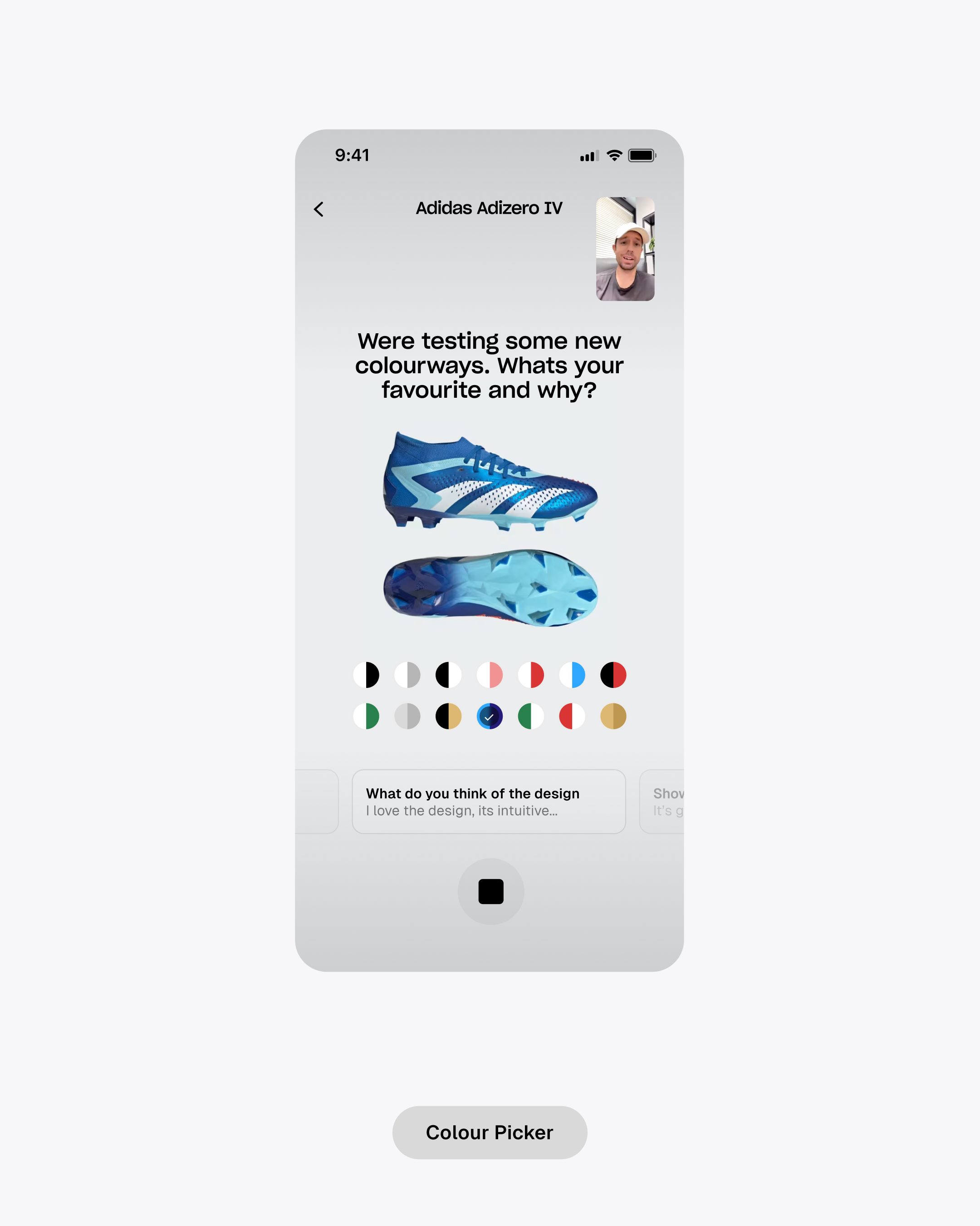 An image of Vurvey product UI and UX