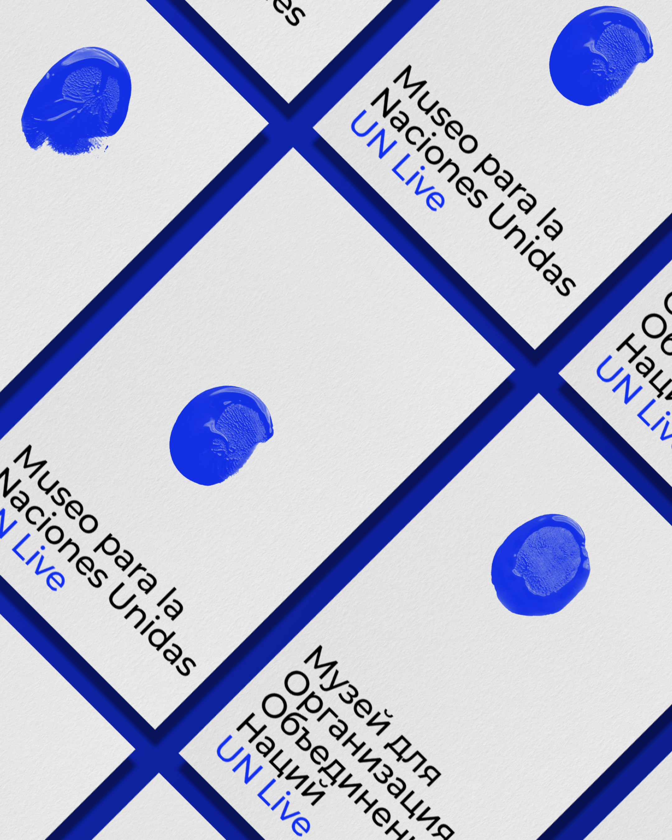 An image of The United Nations business cards stationary