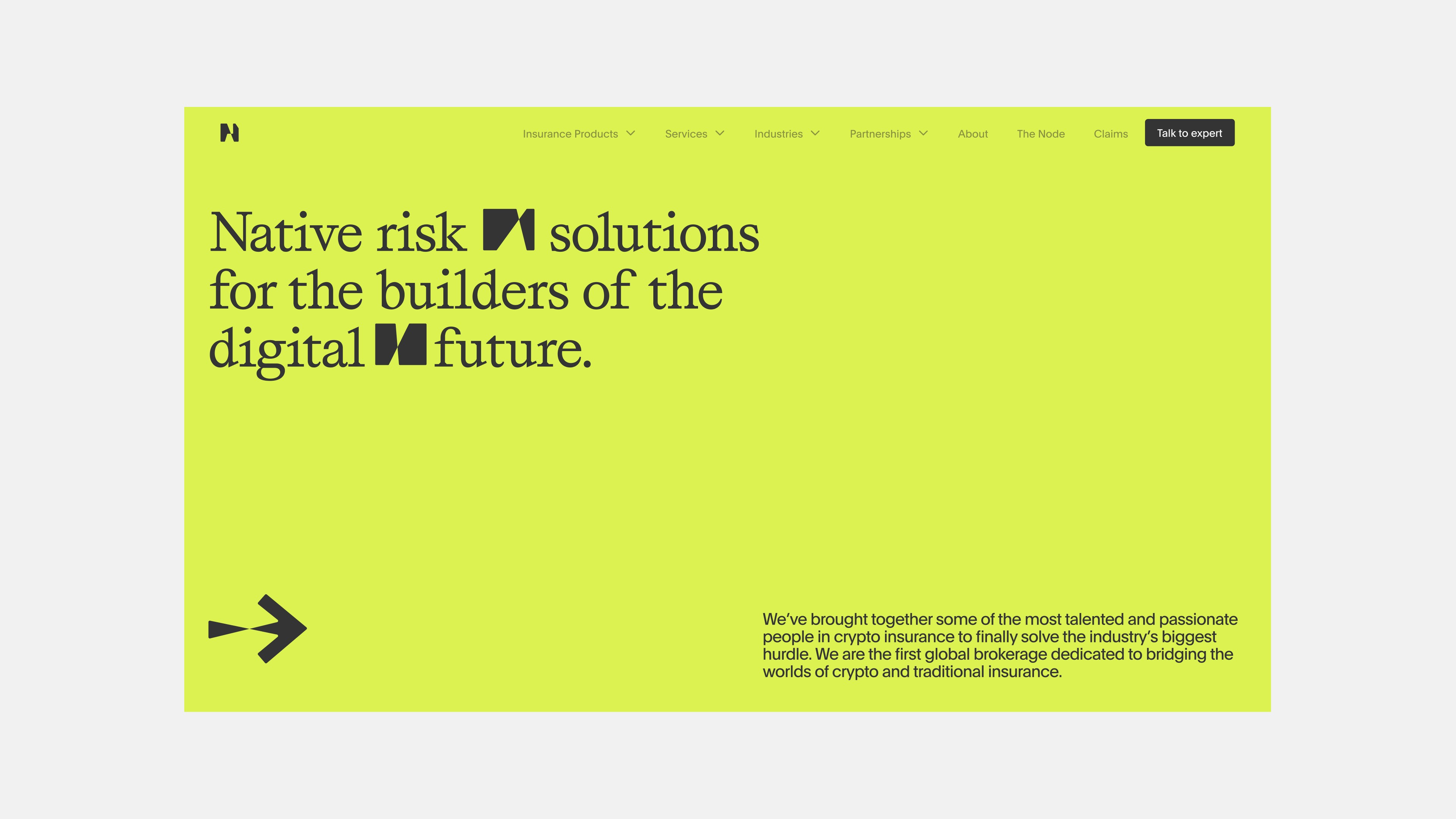 An image of Native brand showing UI and UX and the marketing website