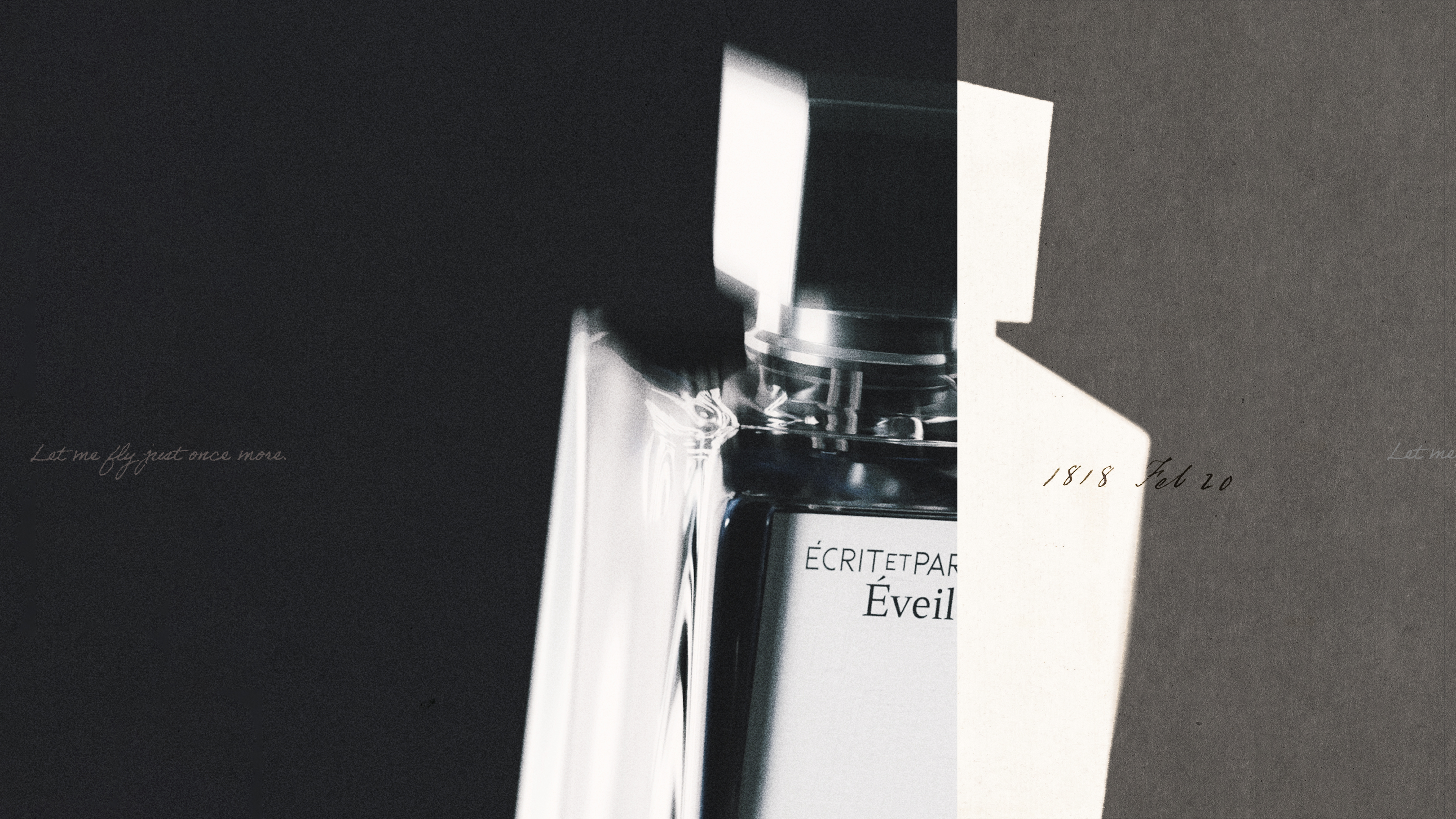 Écrit et Parfum campaign art direction and design creative