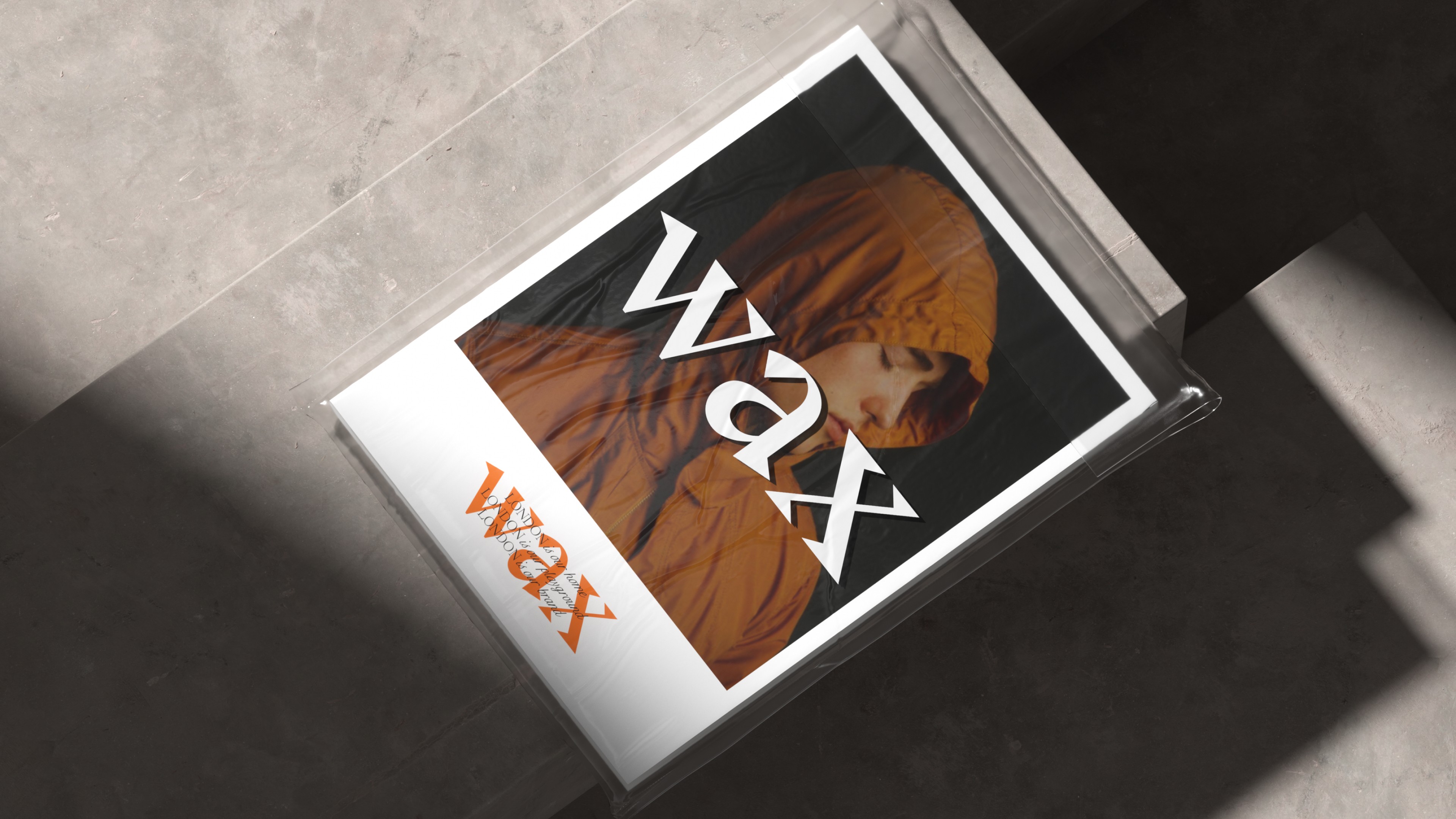 An image of Wax London printed magazine