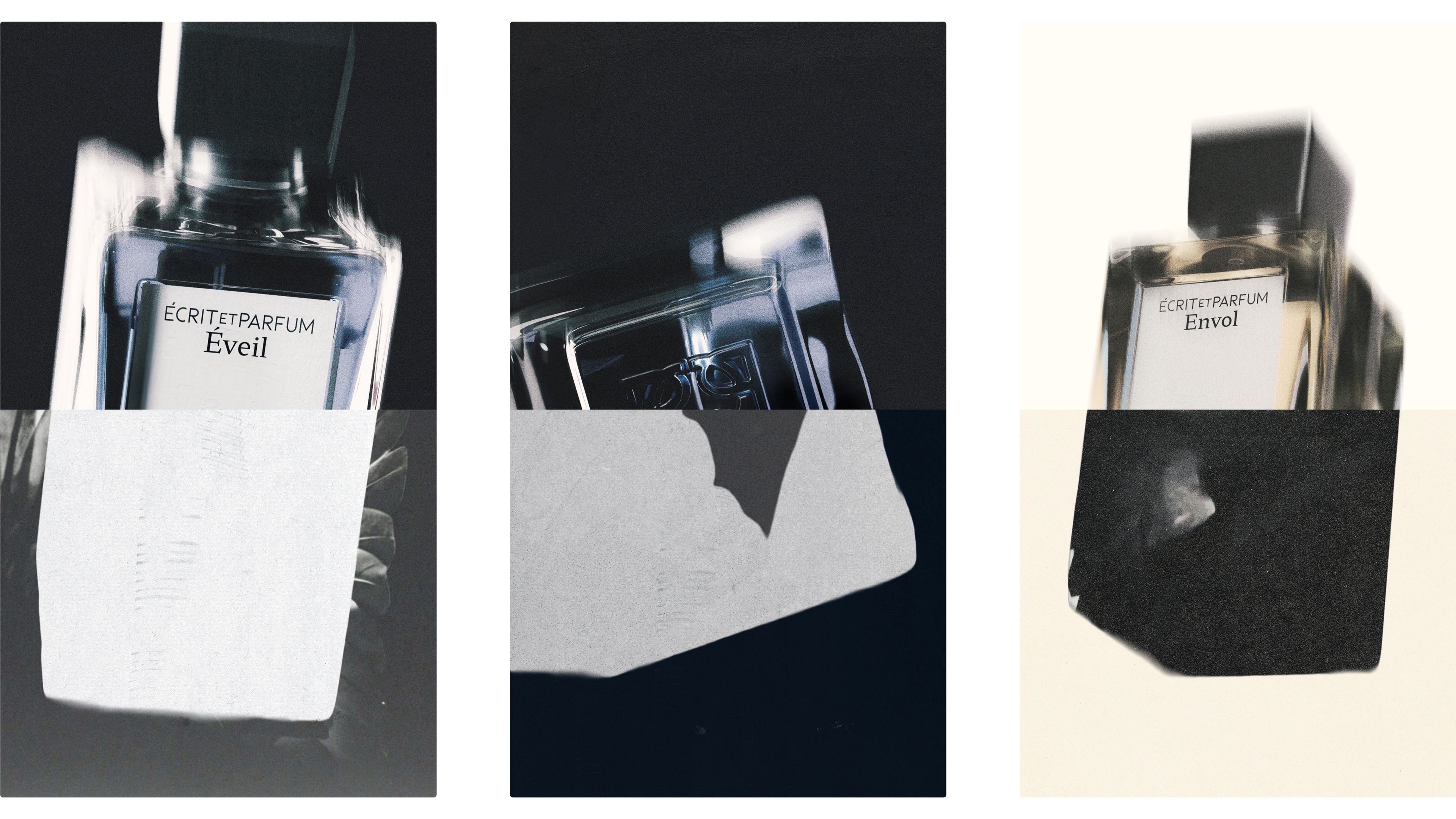 Écrit et Parfum campaign art direction and design creative
